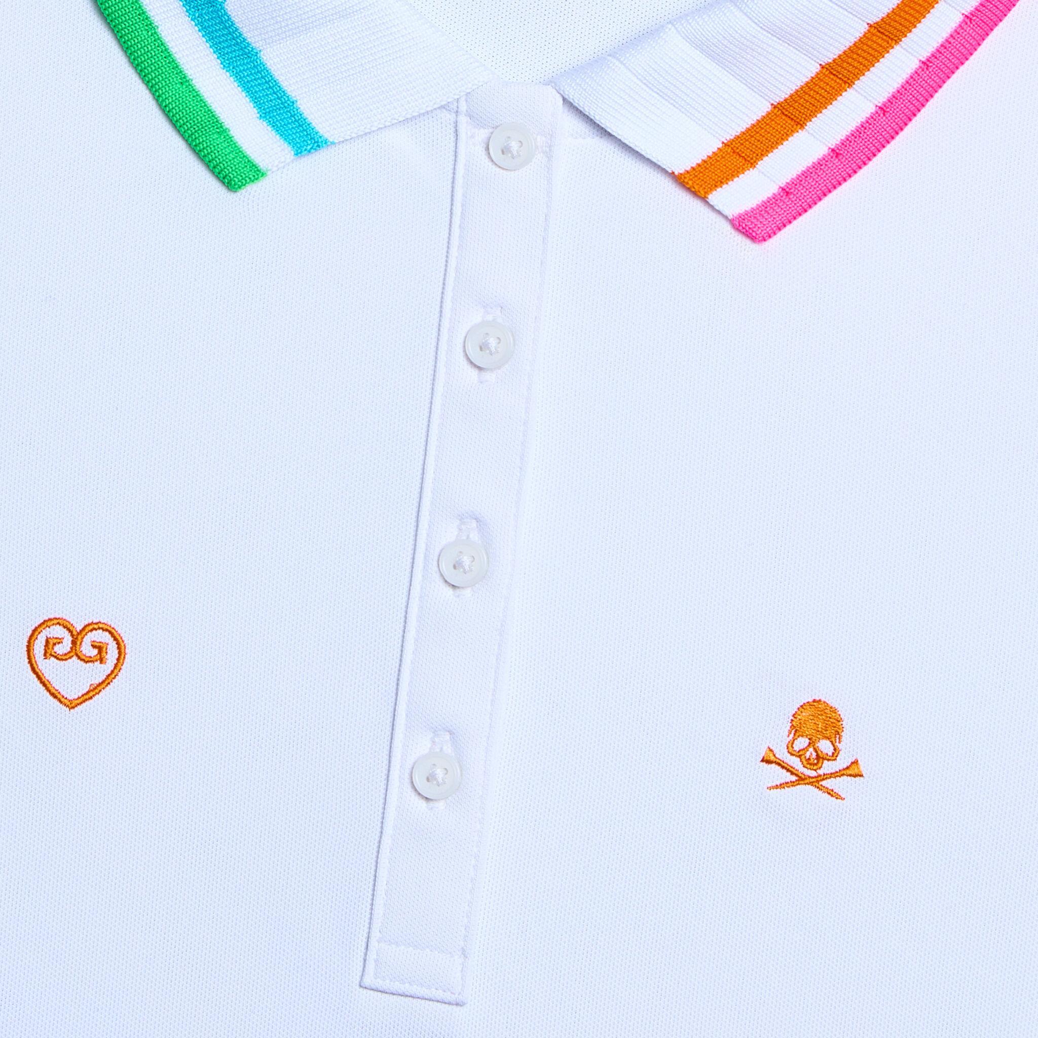 EMBROIDERED TECH PIQUÉ SLEEVELESS PERFORMANCE POLO Product Image