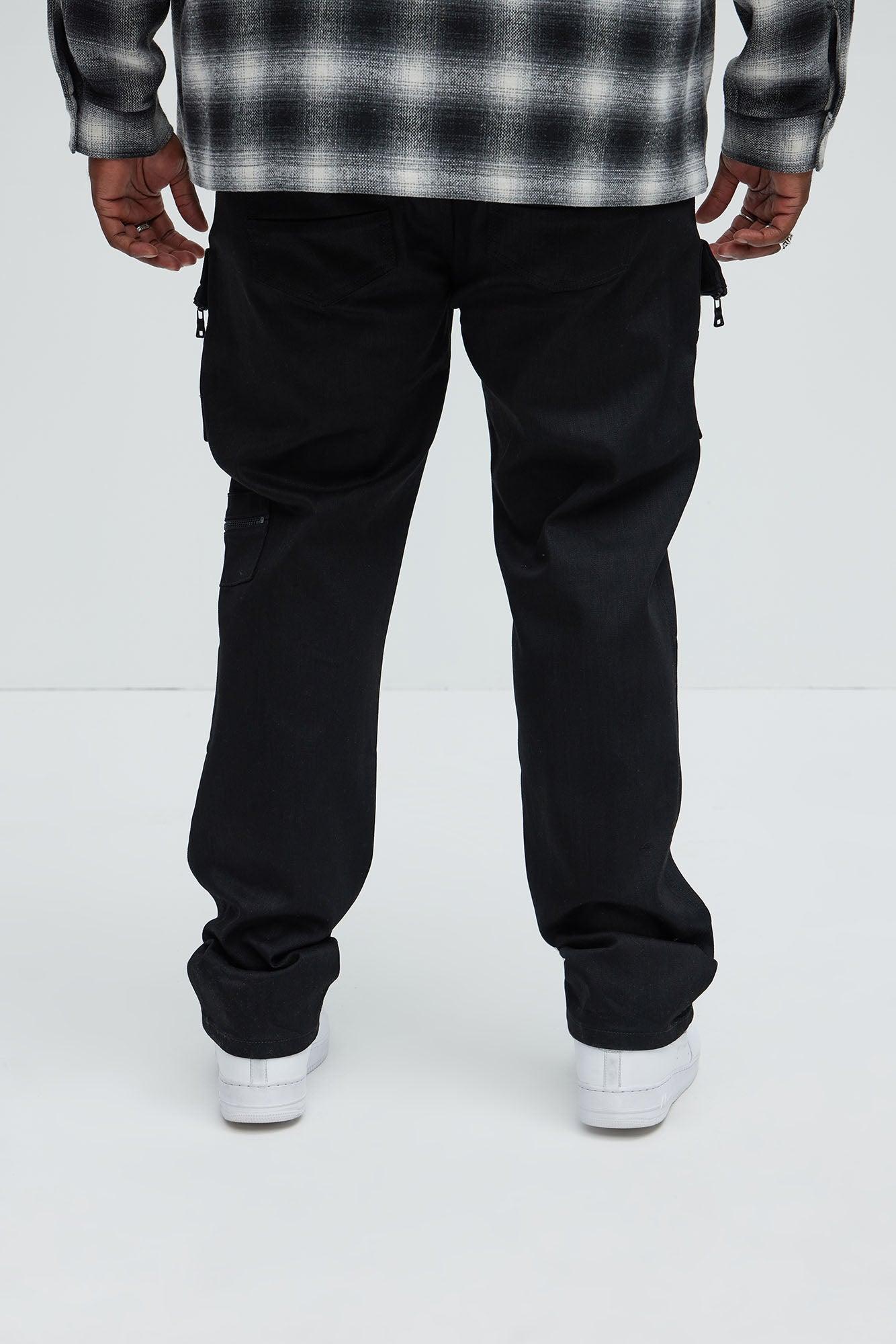 Go With It Cargo Slim Pants - Black Product Image