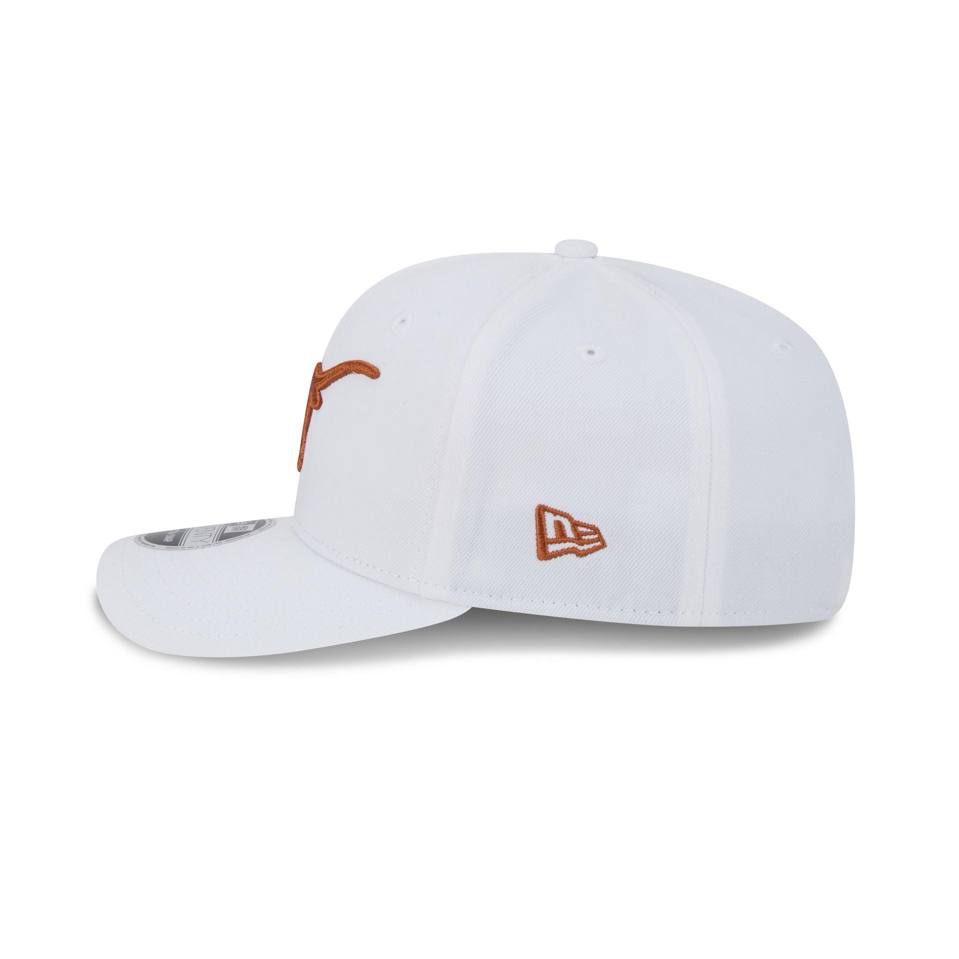 Texas Longhorns Basic White 9SEVENTY Stretch-Snap Hat Male Product Image