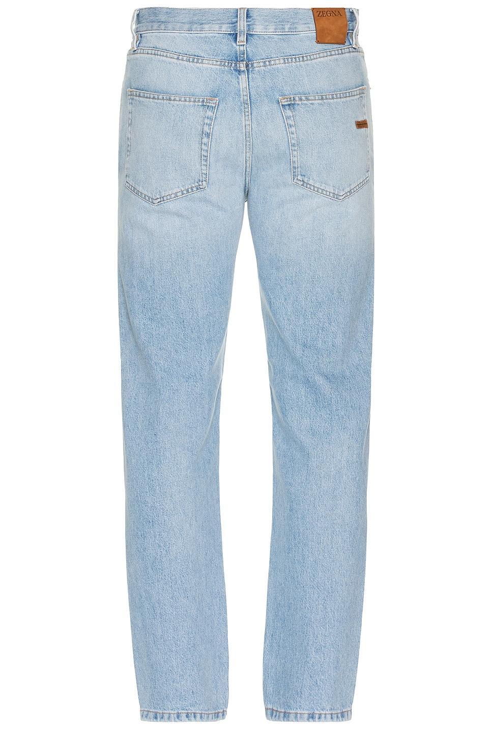 ZEGNA Man Pure Cotton Denim In Multicolor Product Image