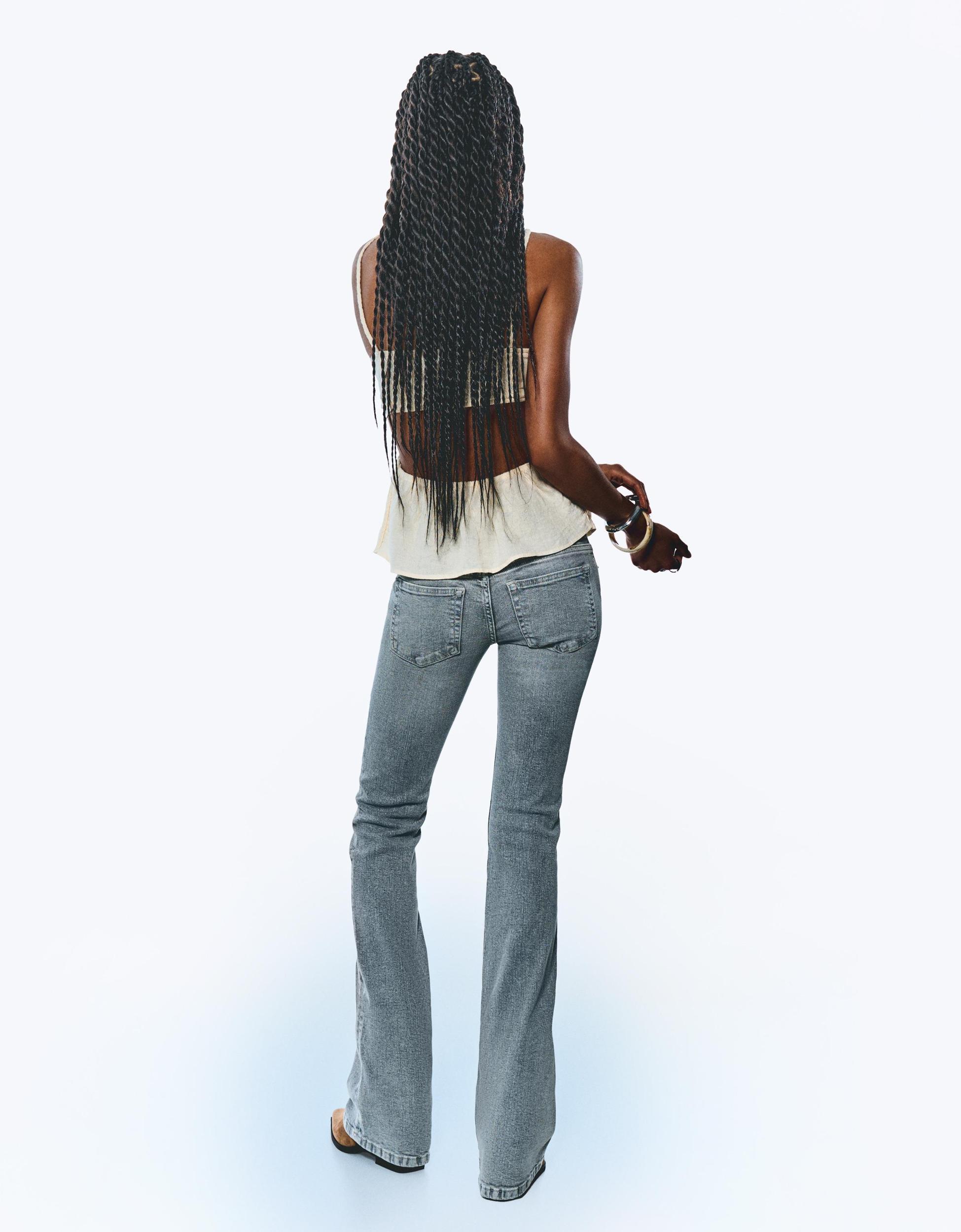 Low-rise bootcut jeans Product Image