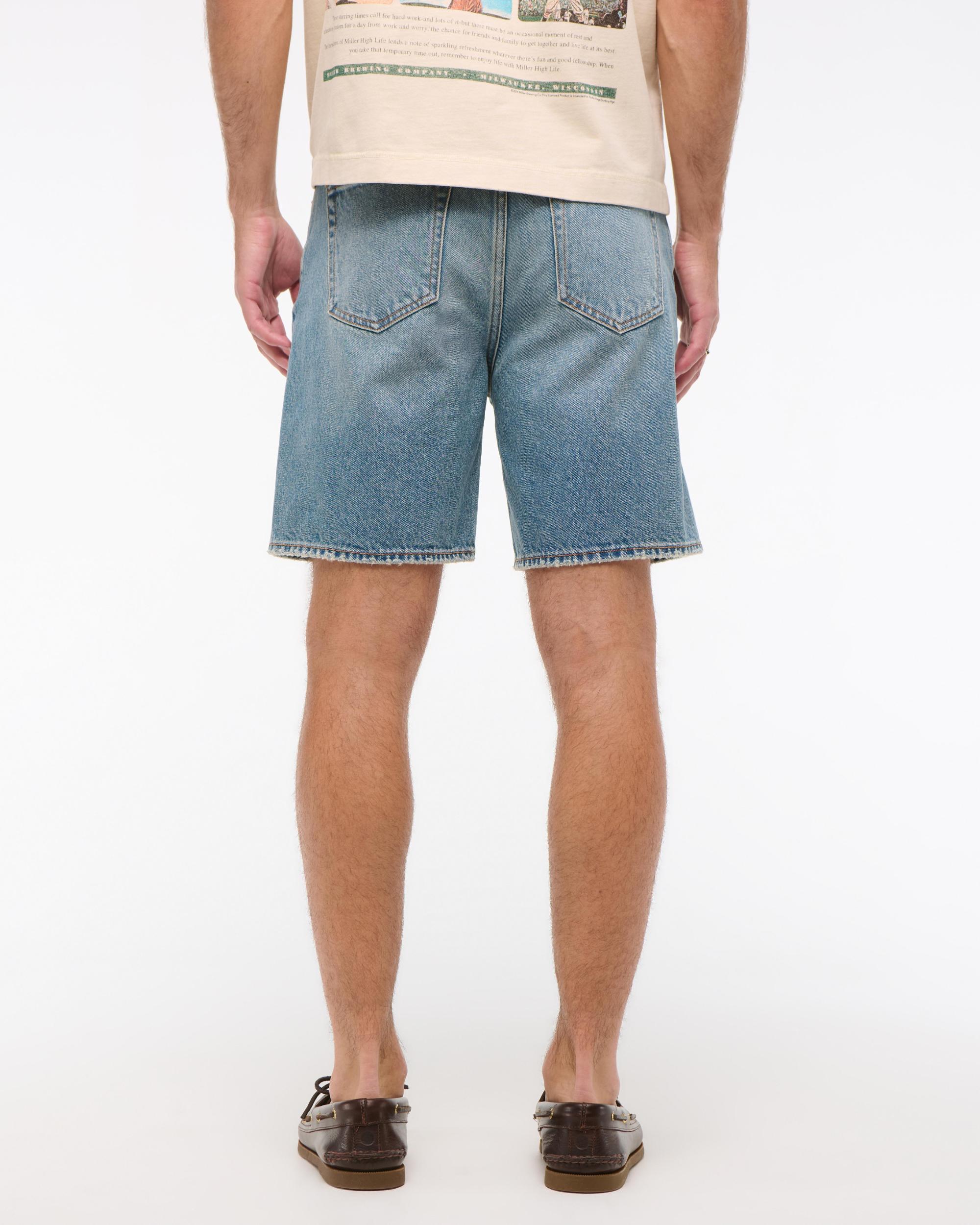 Loose Denim Short Product Image