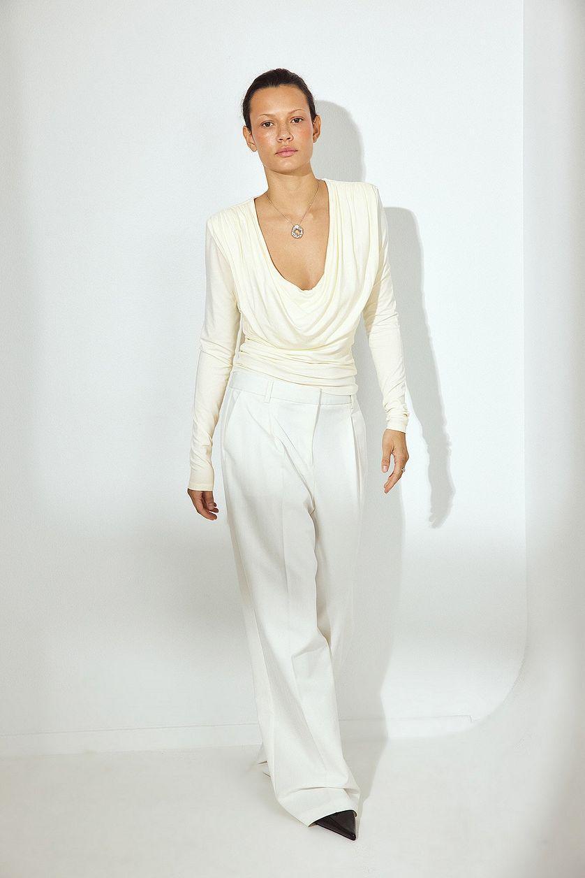 Soft Line Draped Top Product Image