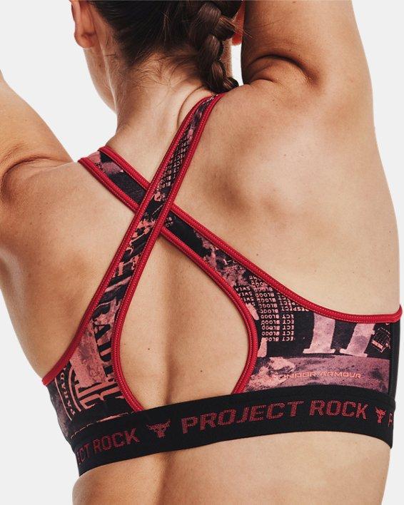 Women's Project Rock Crossback Printed Sports Bra Product Image