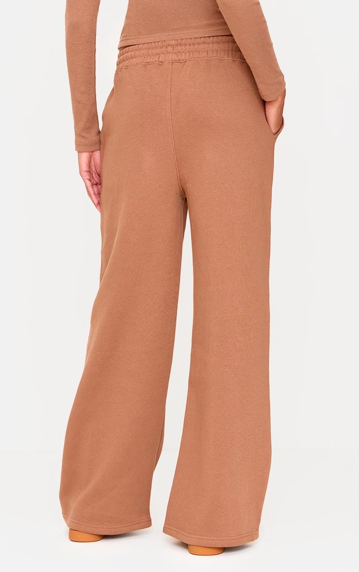 Taupe Drawcord Wide Leg Sweatpants Product Image