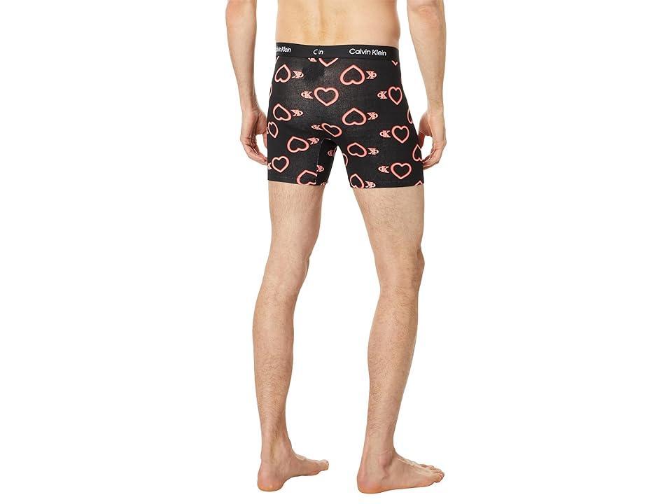 Calvin Klein Underwear 1996 Vday Cotton Boxer Brief (Neon Heart Men's Underwear Product Image