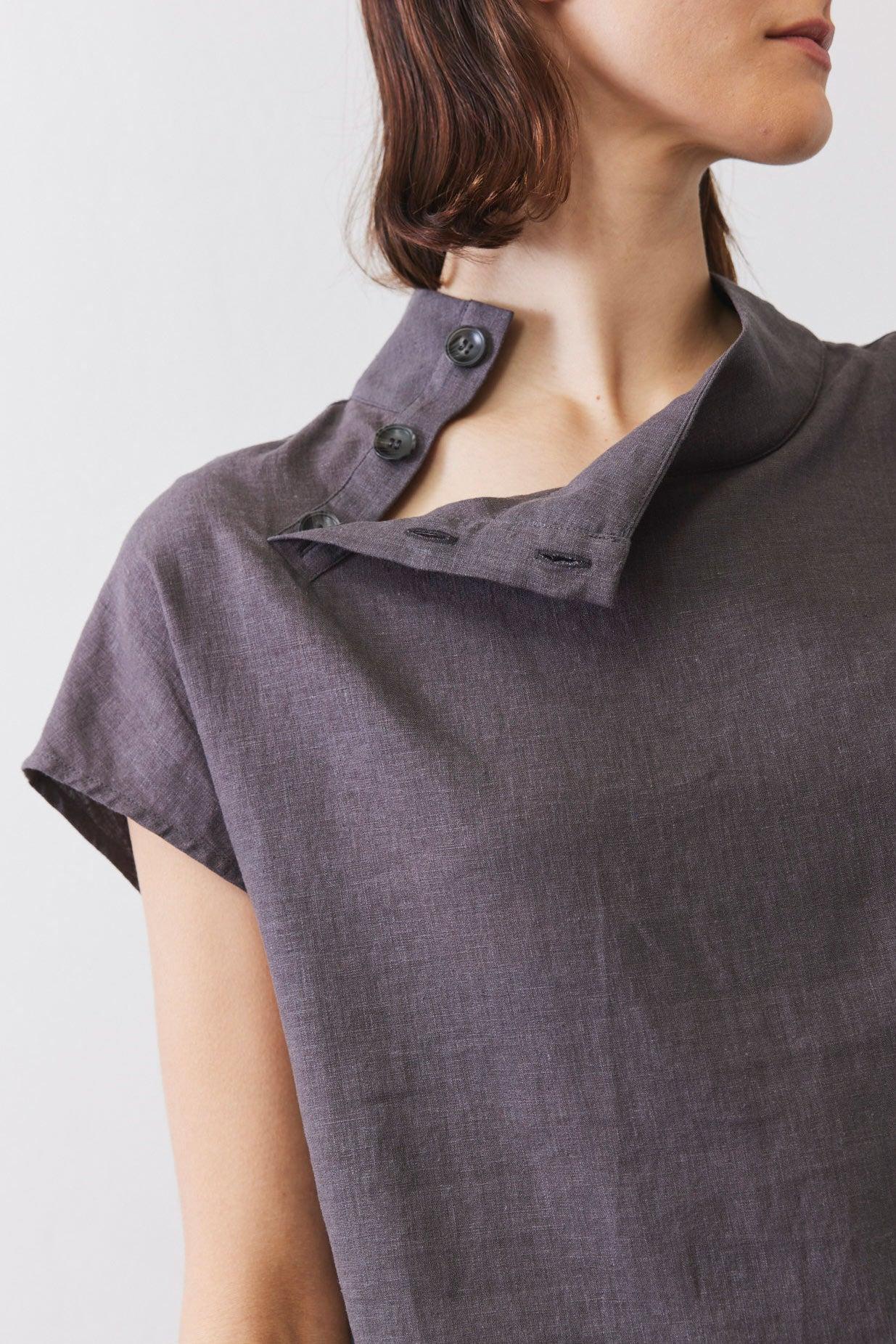 Buttoned Up Linen Top Product Image