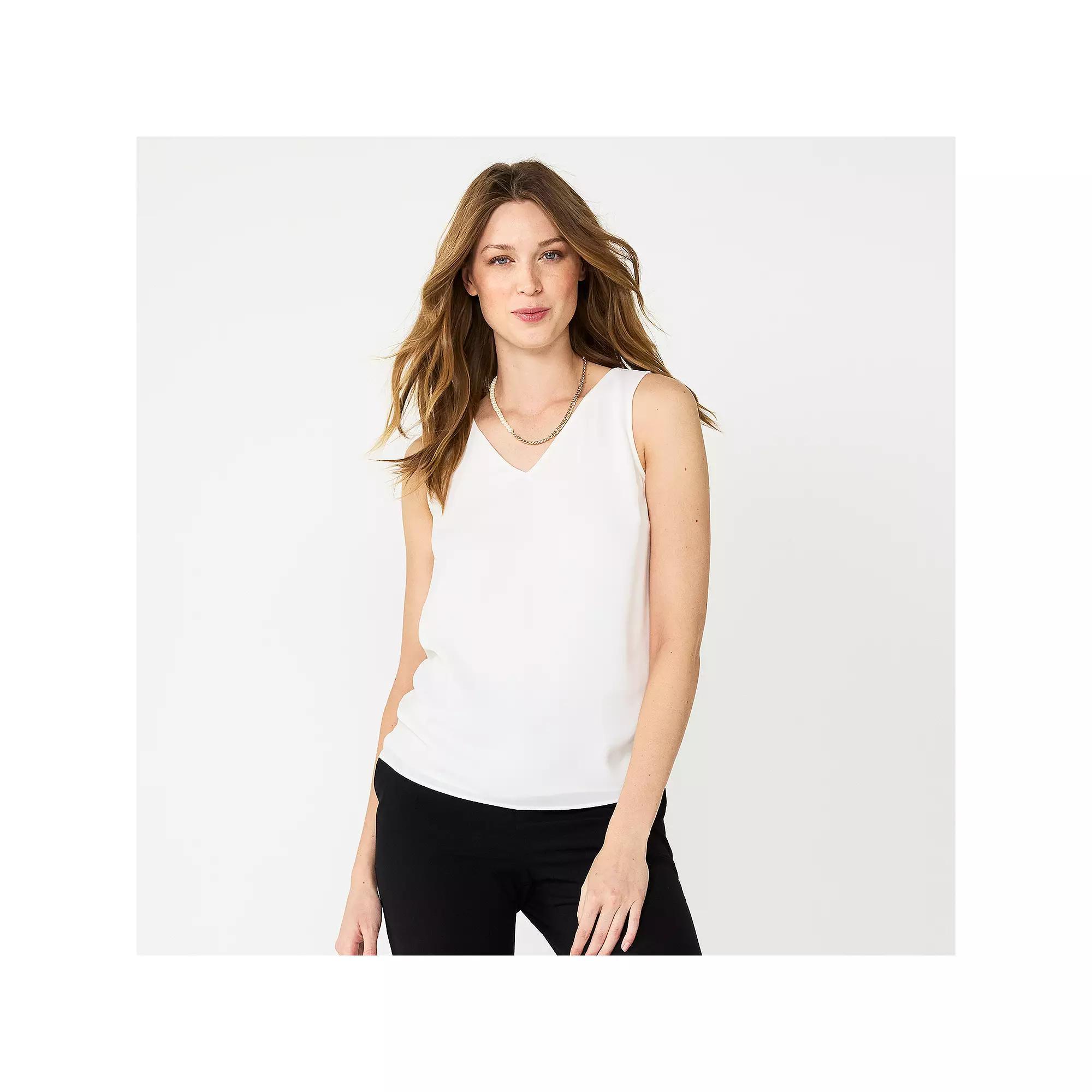Women's Nine West V-Neck Tank Top,  Product Image