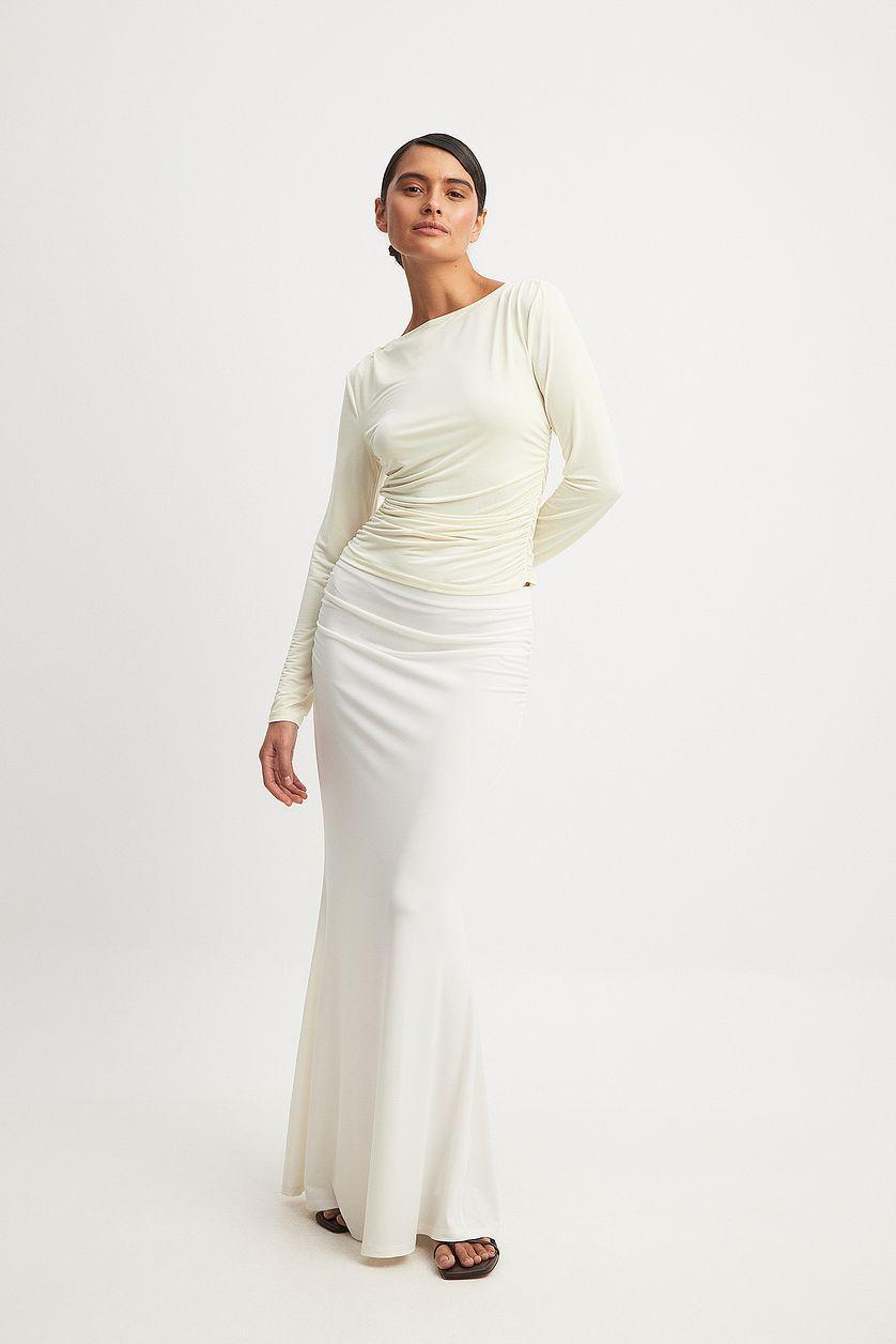 Shiny Drapy Top Product Image