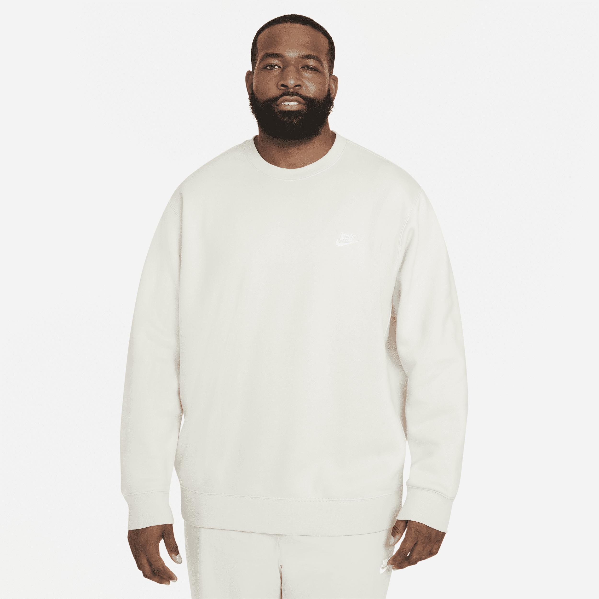 Nike Men's Club Crewneck Sweatshirt in Fir/White at Nordstrom, Size Xx-Large Product Image