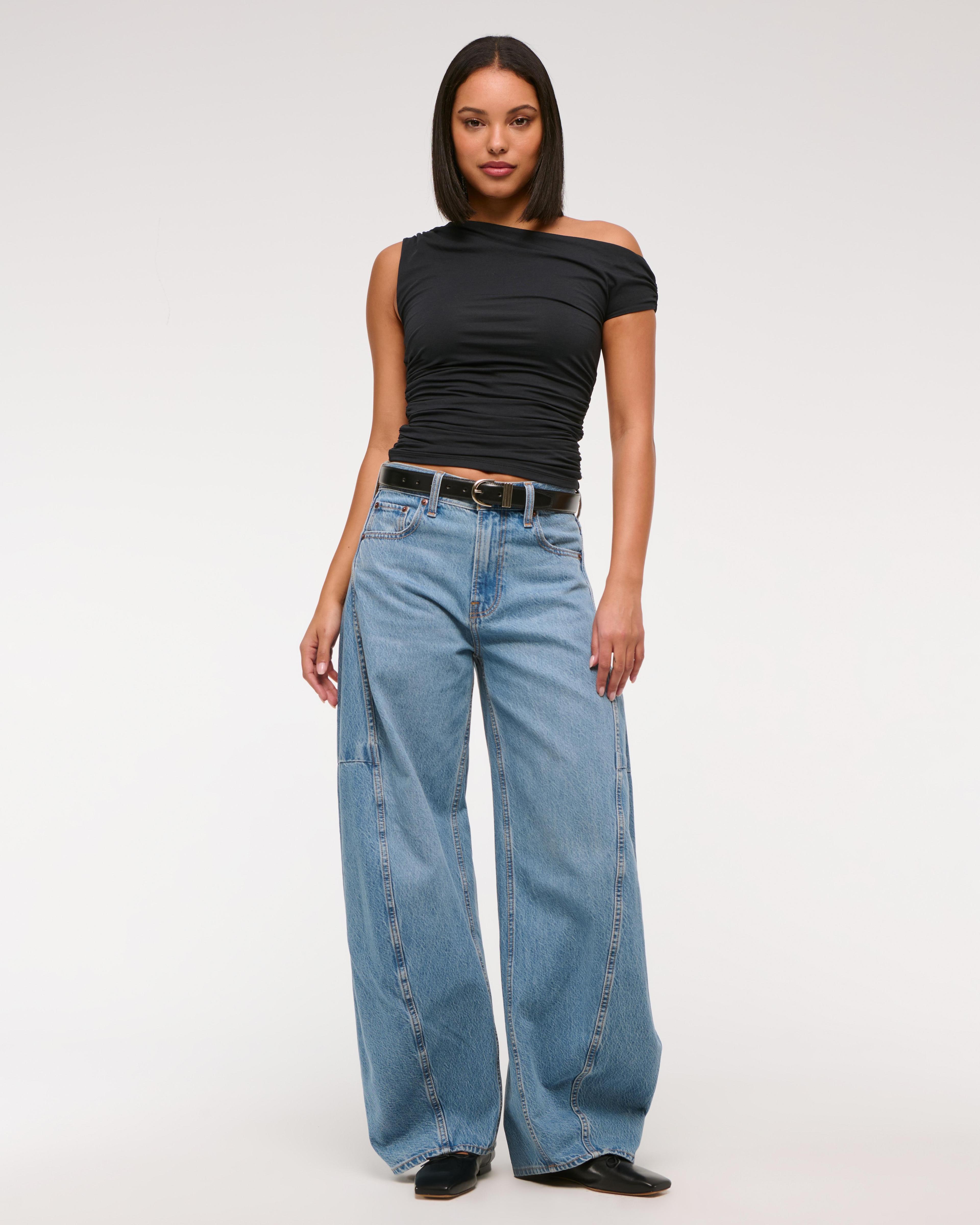 Asymmetrical Draped Top Product Image