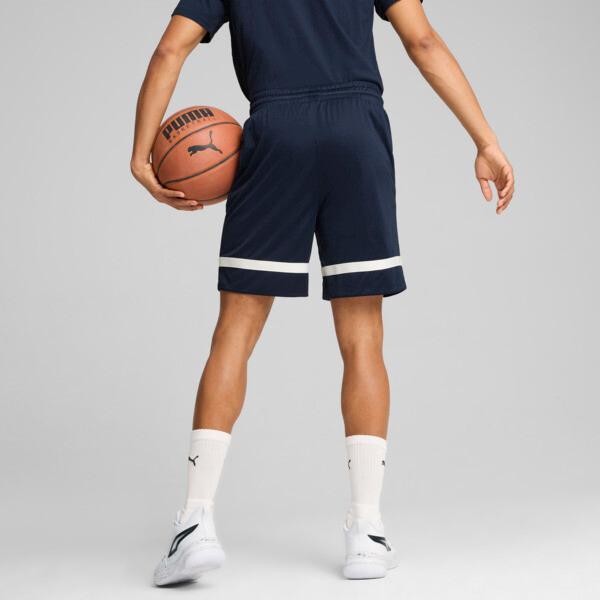 PUMA Winning Shot Men's Basketball Shorts in Dark Blue Product Image