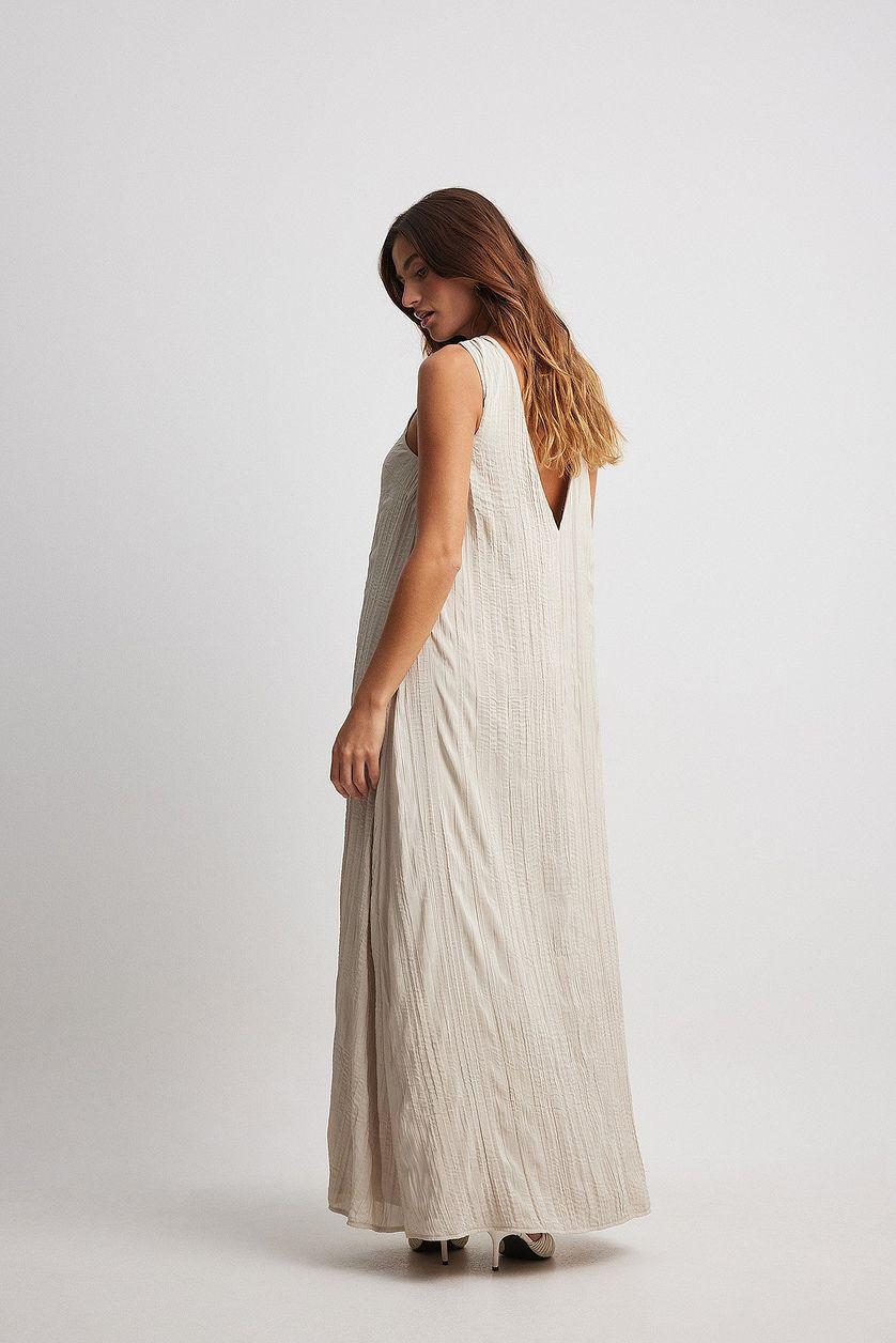 Crinkled Column Maxi Dress Product Image