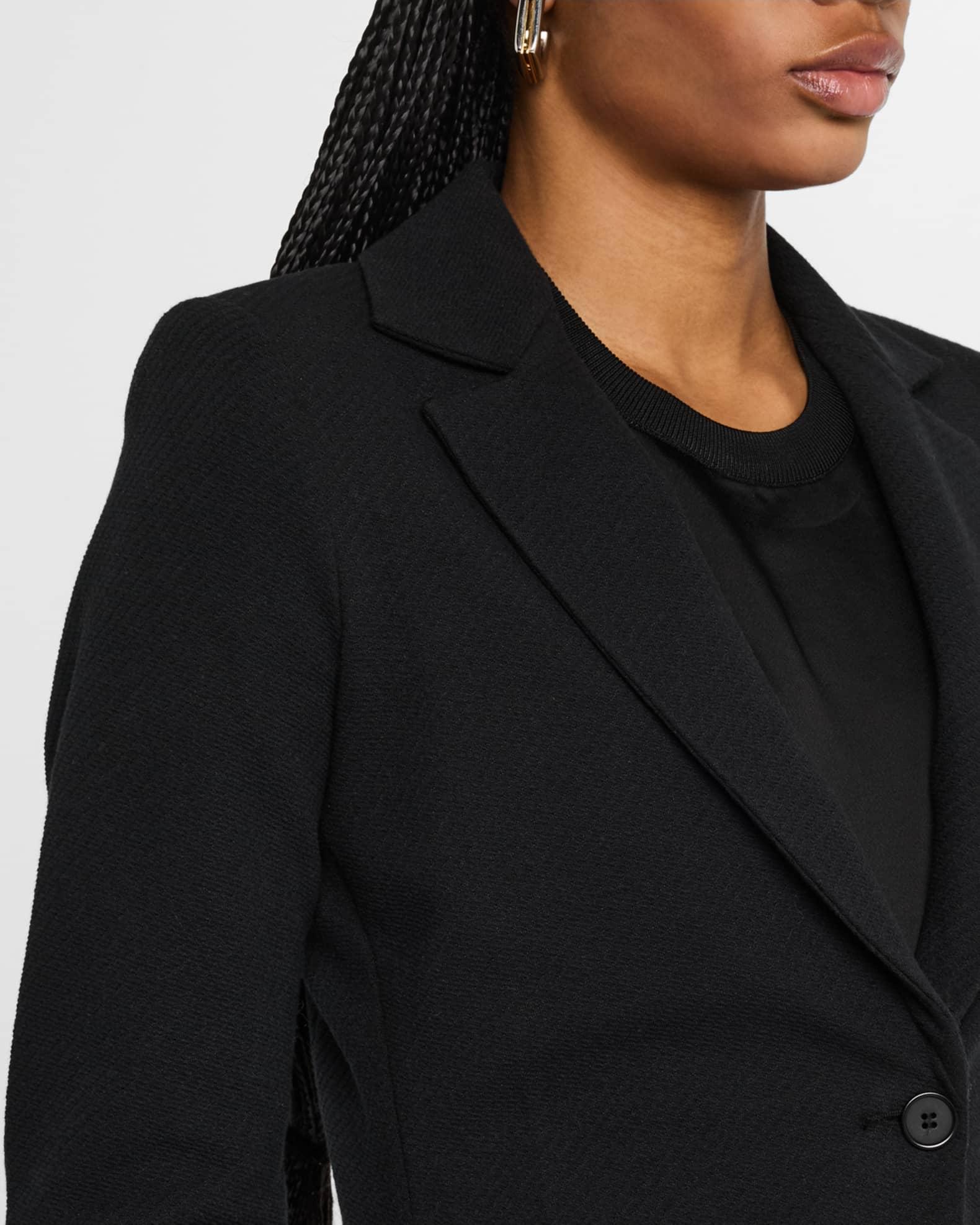 Single-Button Stretch Jersey Jacket Product Image