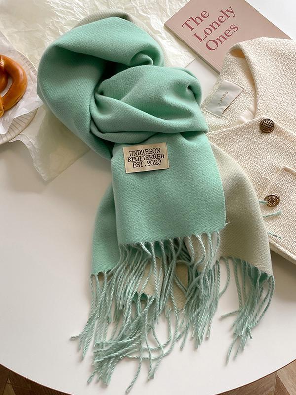 Keep Warm Tasseled Shawl&Scarf Product Image