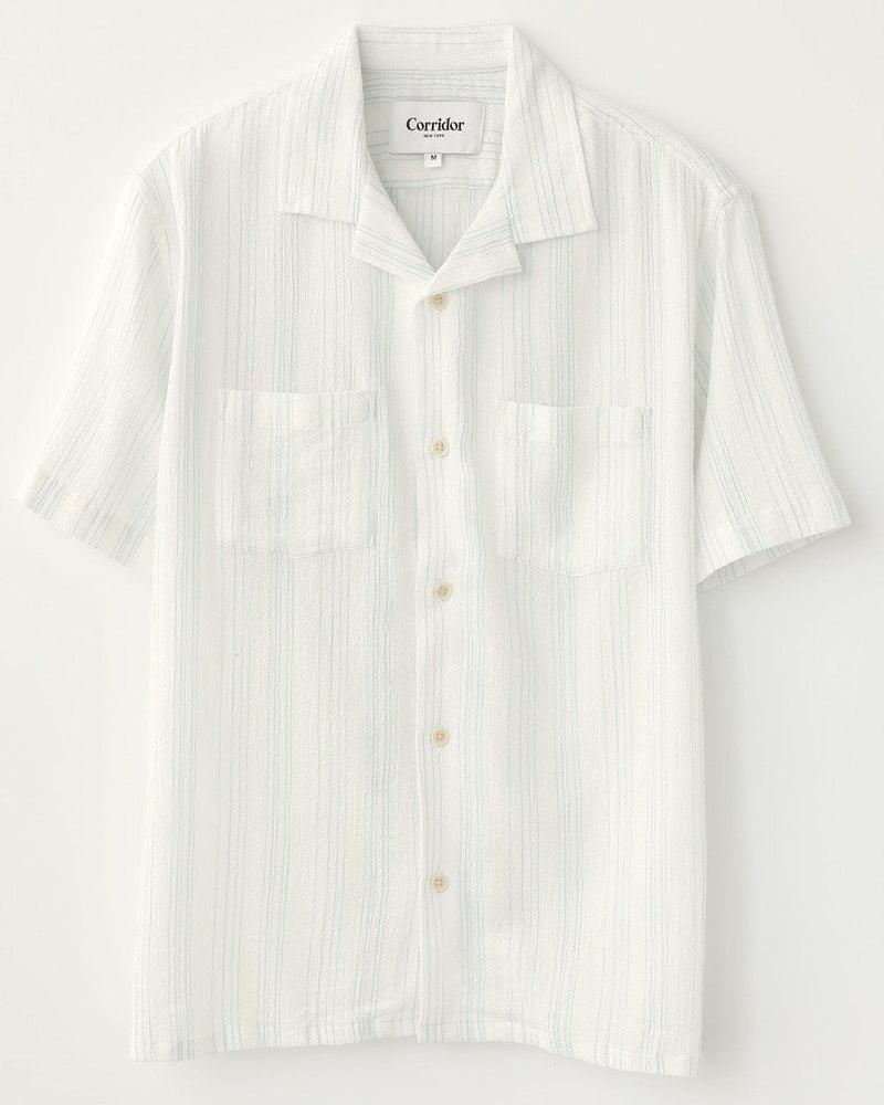 Skip Stripe Retro SS Camp - Blue Product Image