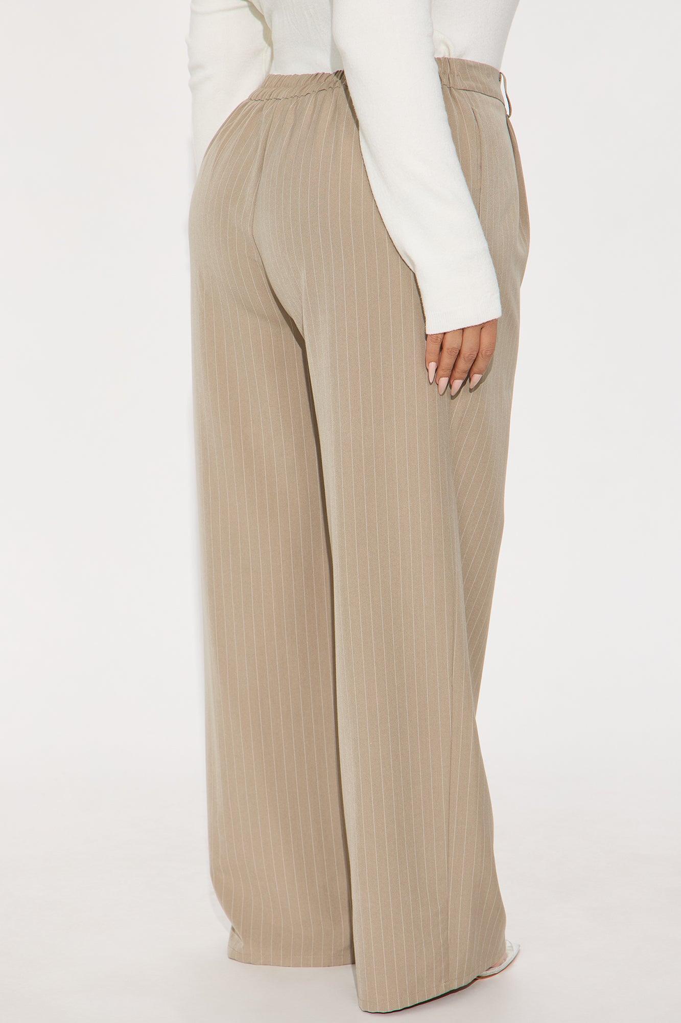 Perfect Synergy Pinstripe Trouser - Grey Product Image