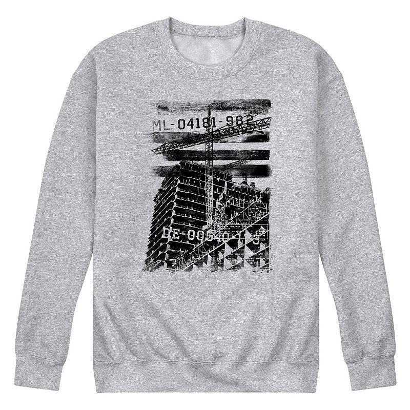 Men's American Made Fleece Sweatshirt, Size: XL, Grey Gray Product Image