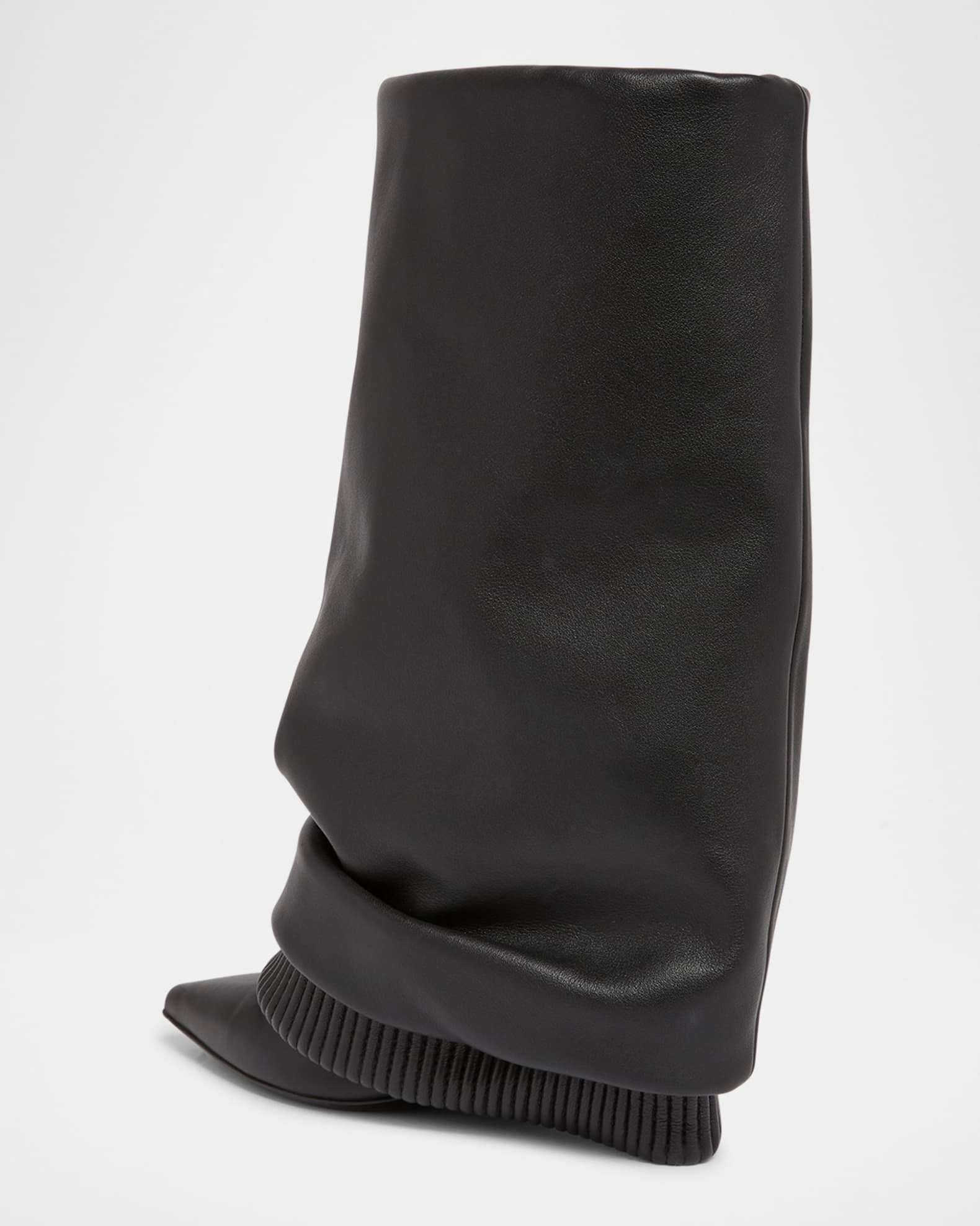 Calfskin Foldover Boots Product Image