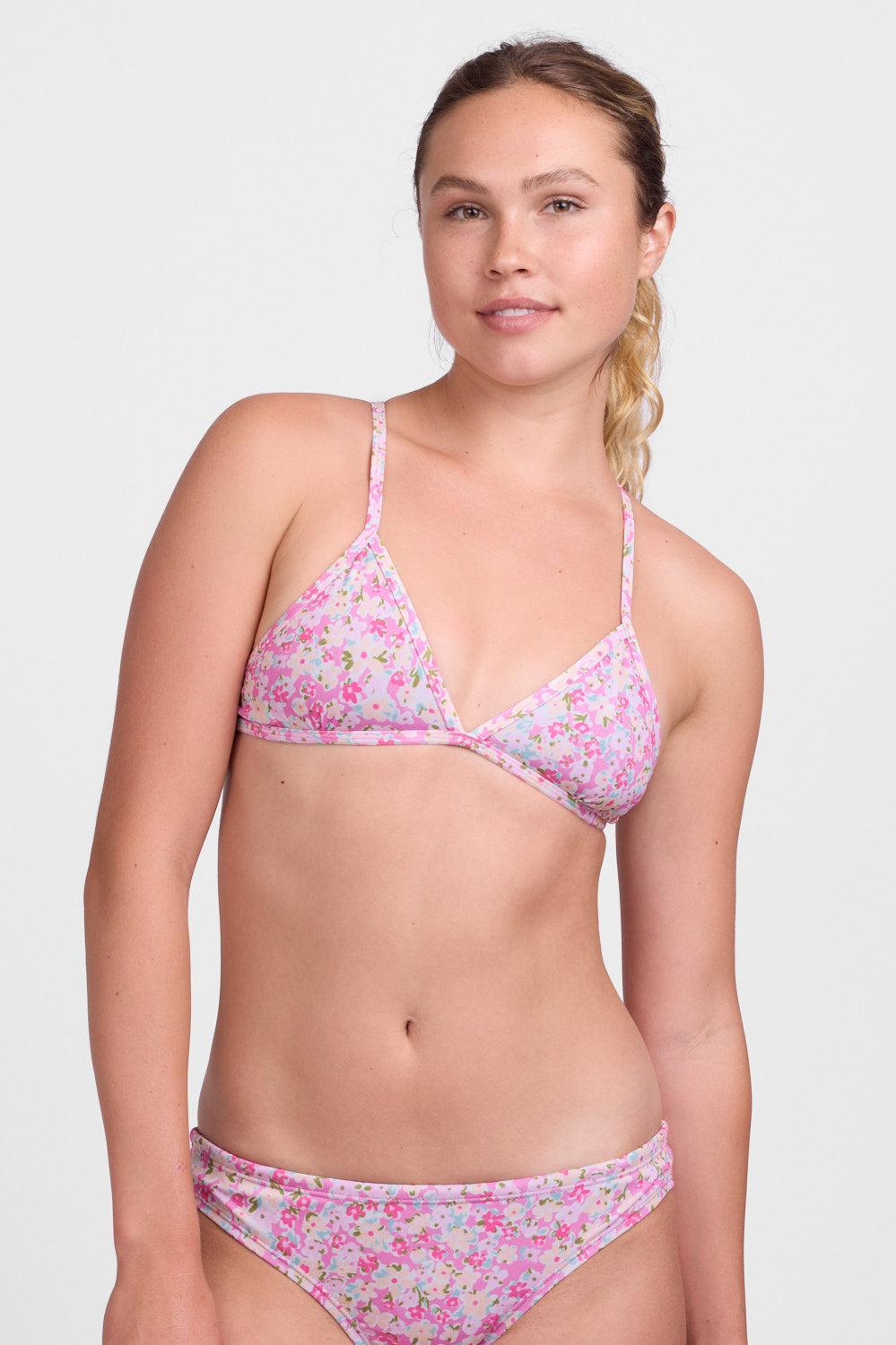 Triangle Bikini Top - Tangelo Female Product Image