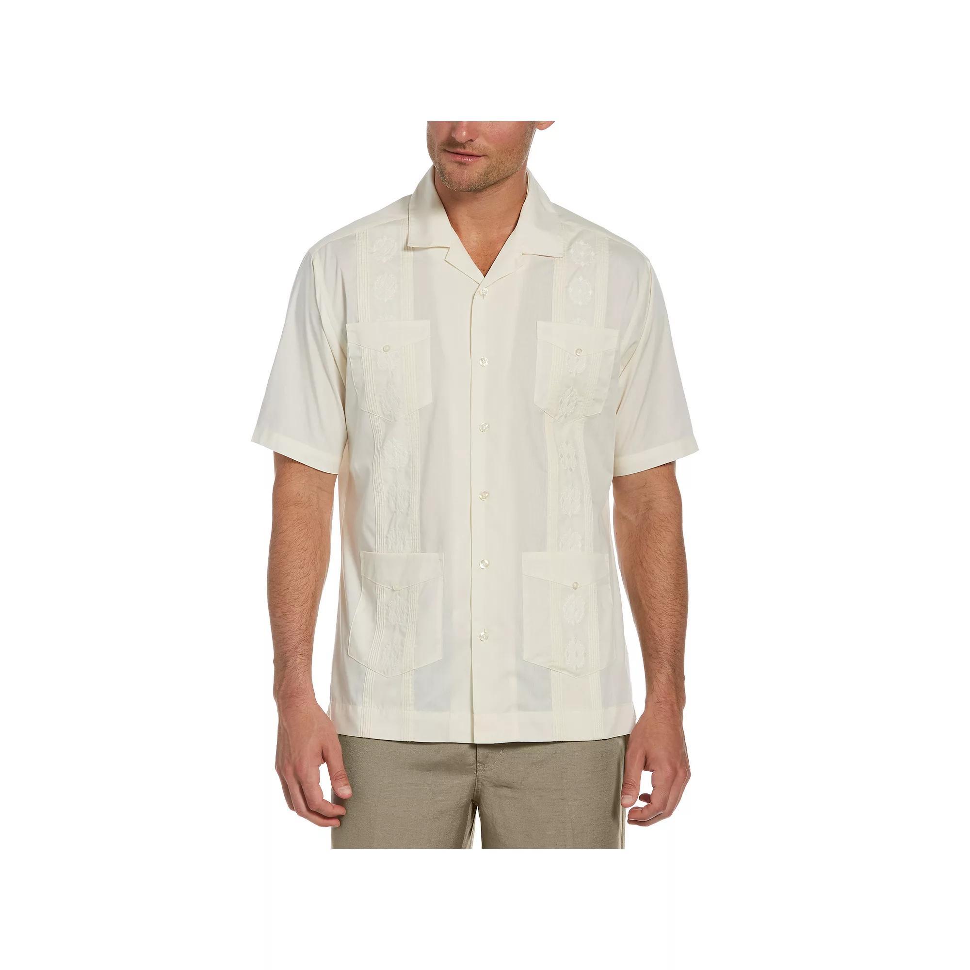 Men's Cubavera Guayabera Button-Down Shirt, Size: Medium, White Product Image