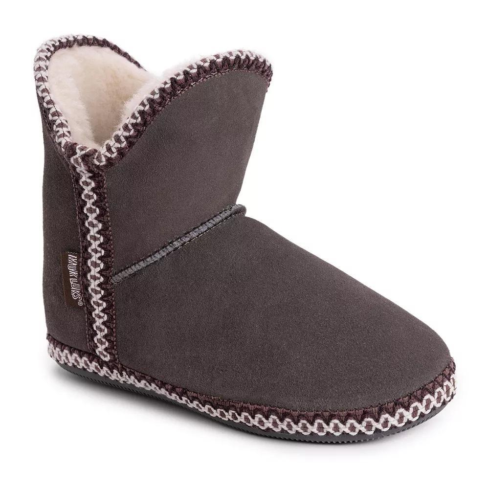 MUK LUKS® Macee Women's Slipper Booties, Size: Small, Frost Gray Product Image