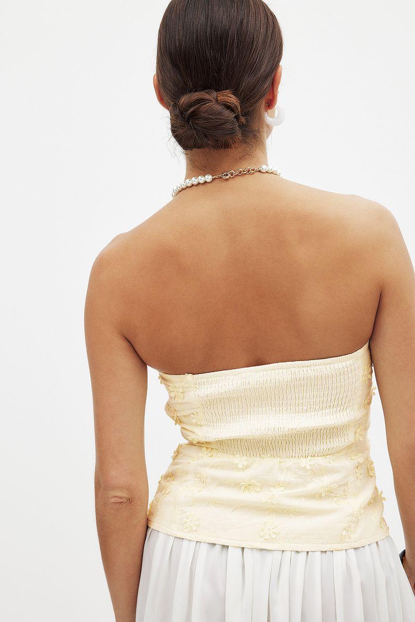 Embroidered Bandeau Top Product Image