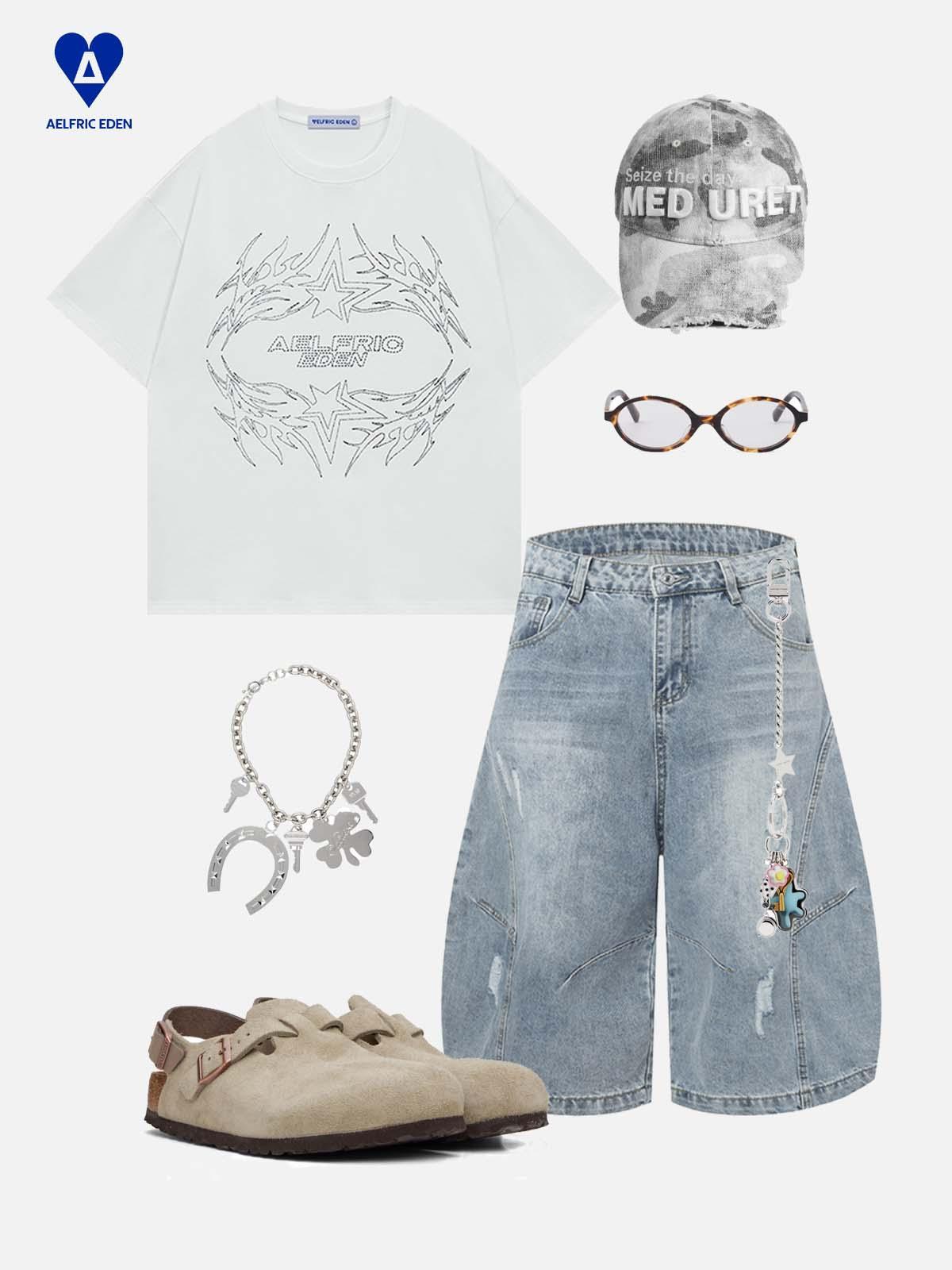 Aelfric Eden Thorny Star Print Tee Product Image