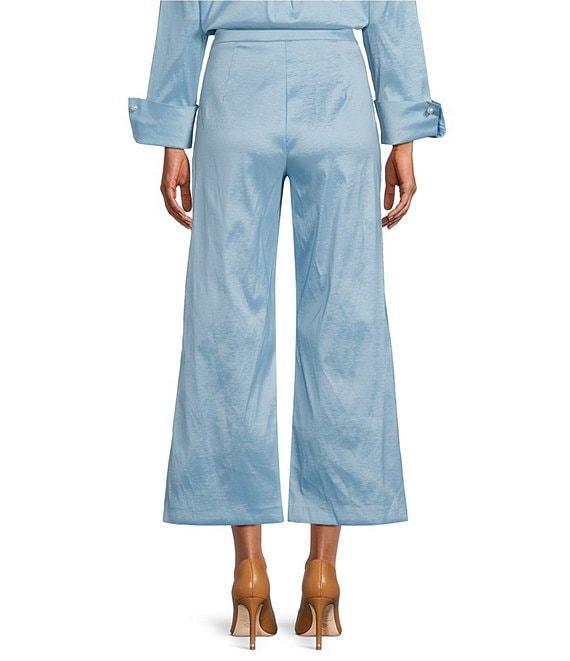 Preston & York Thea Stretch Taffeta Cropped Pants Product Image