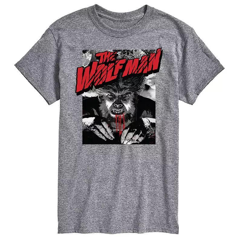 Big & Tall Universal Monsters Wolfman Poster Graphic Tee, Men's,  Product Image