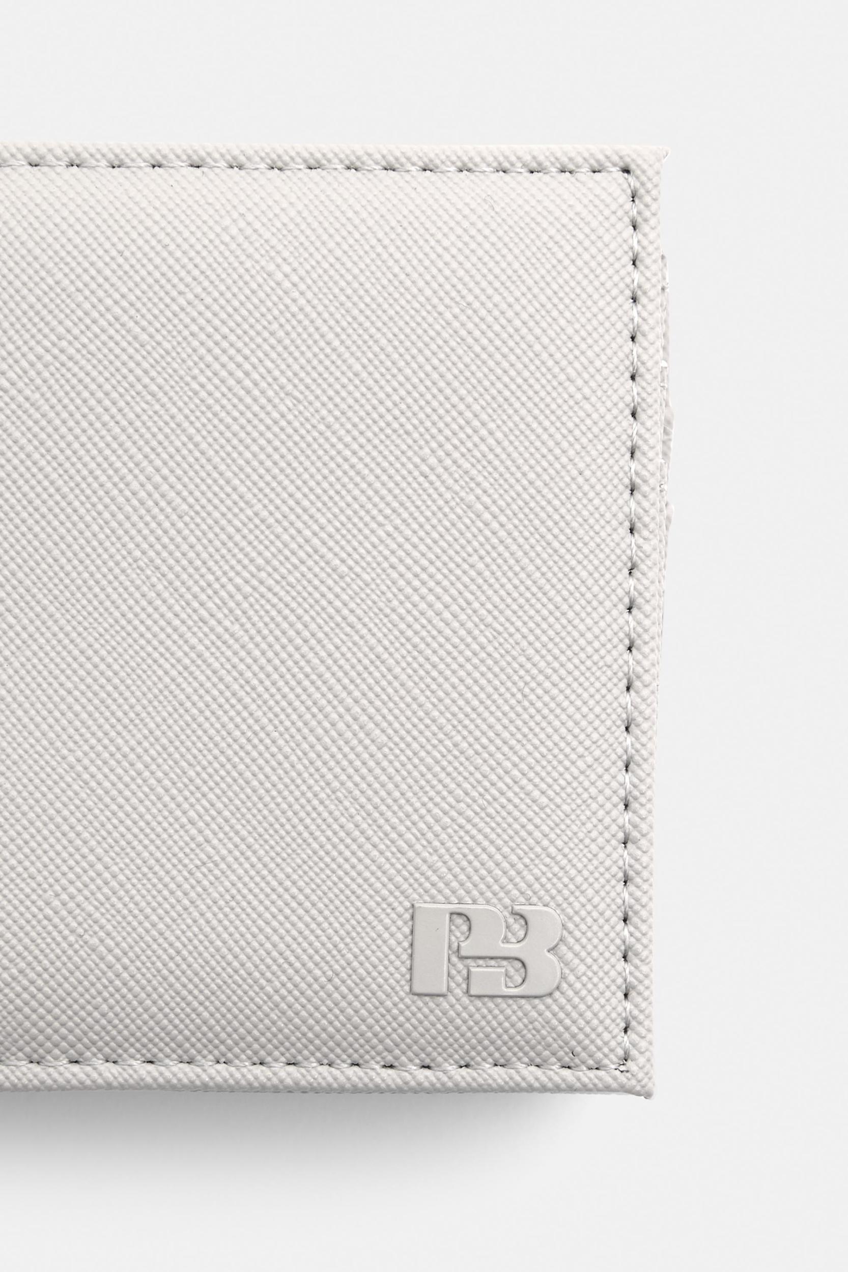 White fabric wallet Product Image