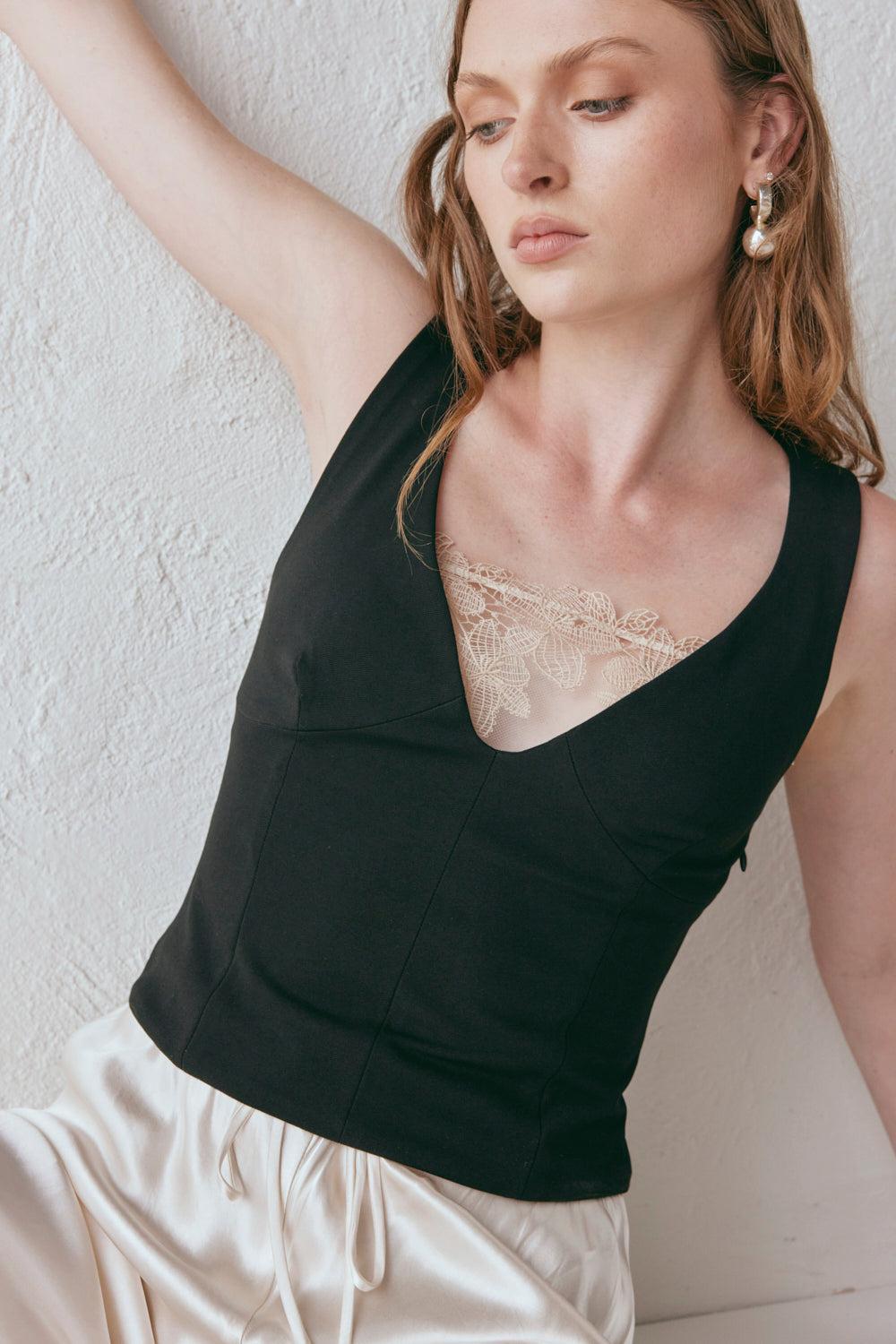 Elena Top Black Product Image