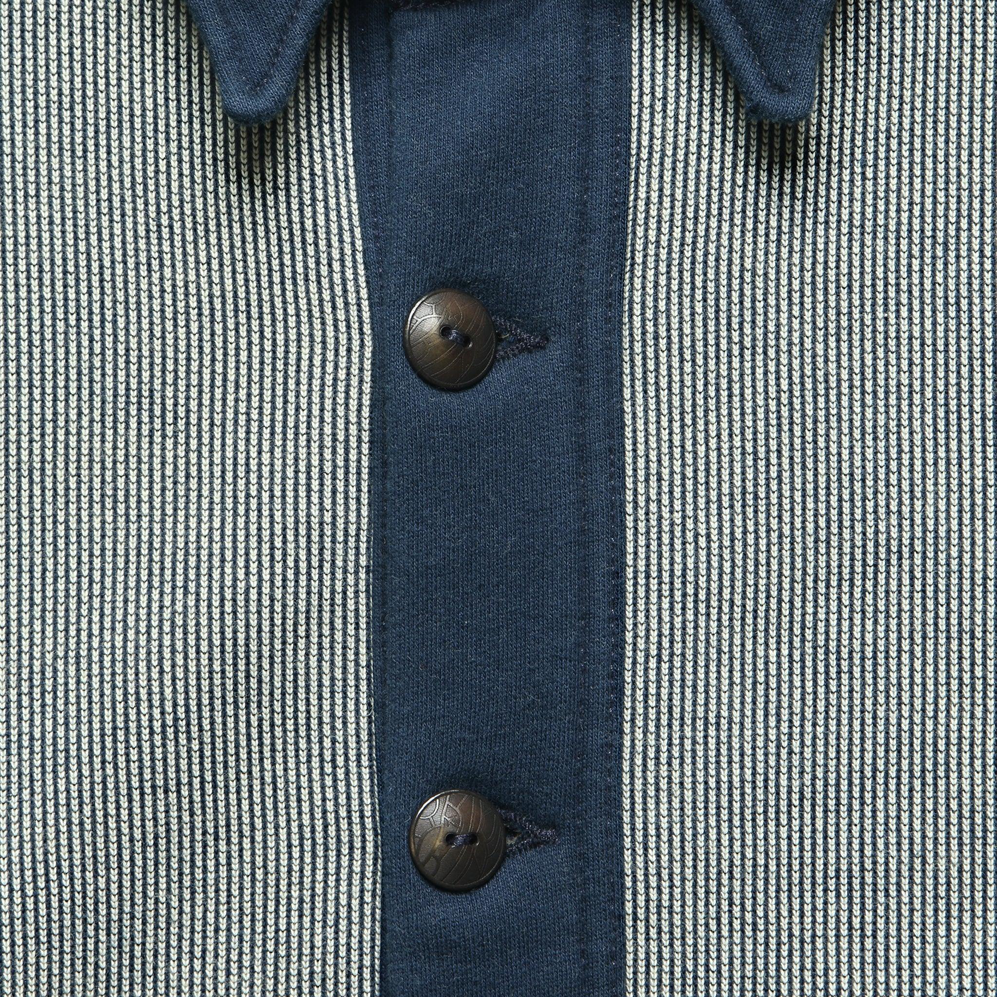 Collared Cardigan - Navy Product Image