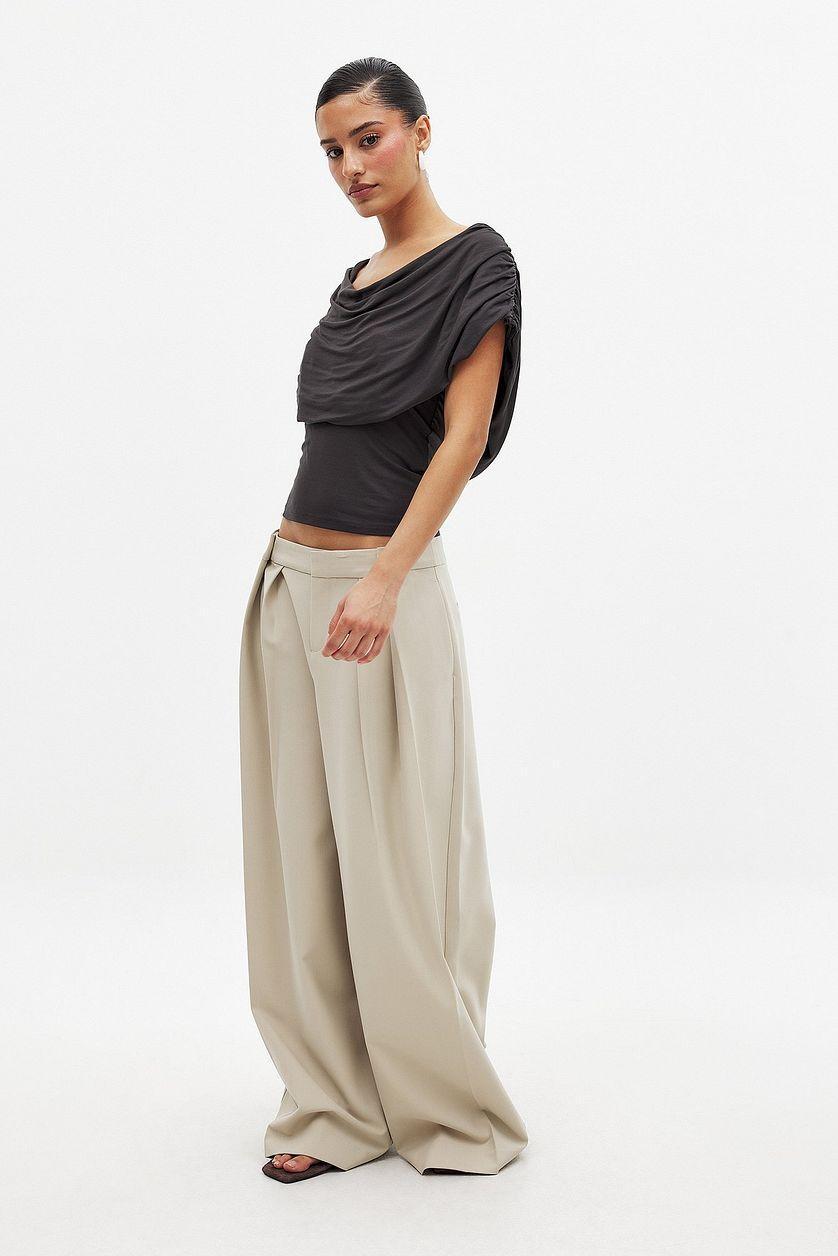 Soft Line Draped Top Product Image