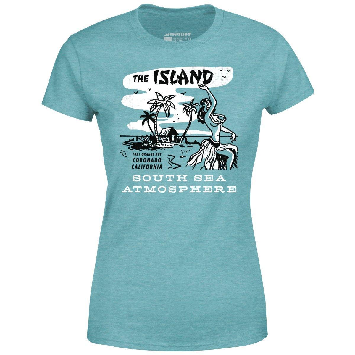 The Island Cafe v2 - Coronado, CA - Vintage Tiki Bar - Women's T-Shirt Female Product Image