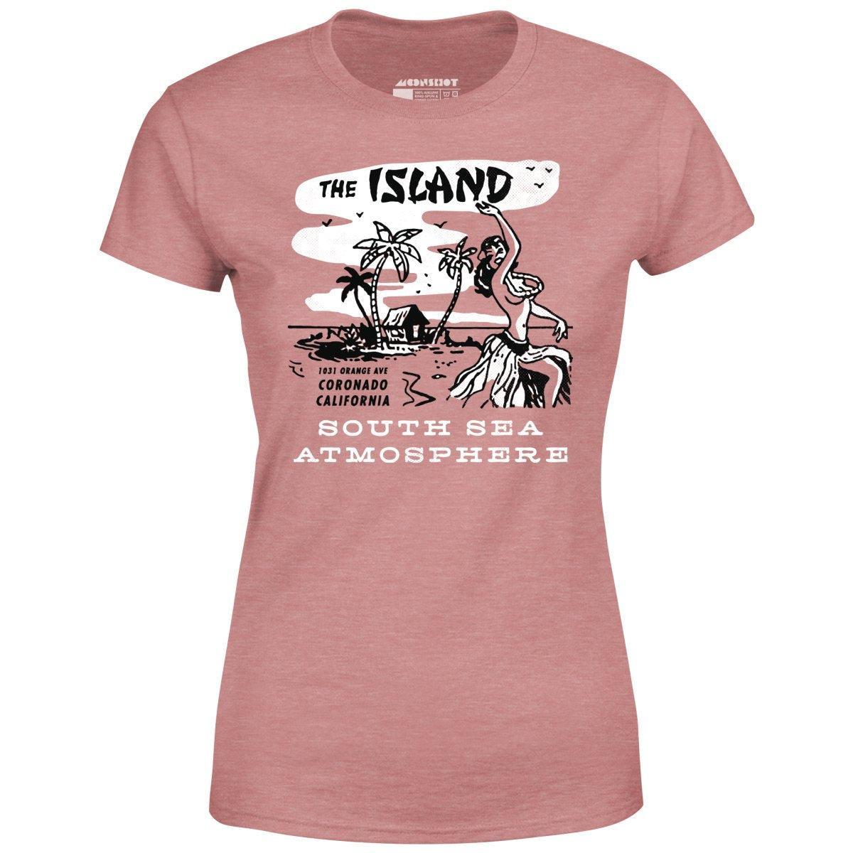 The Island Cafe v2 - Coronado, CA - Vintage Tiki Bar - Women's T-Shirt Female Product Image