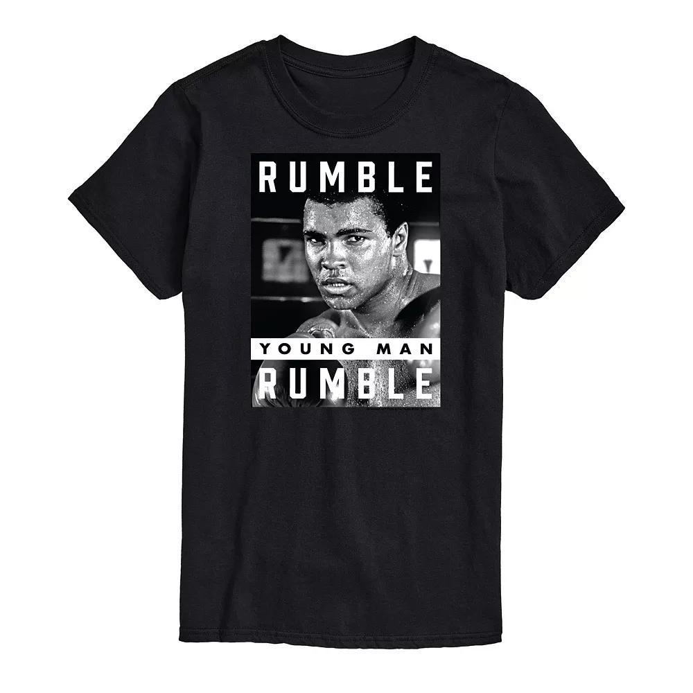 Big & Tall Muhammad Ali Rumble Young Man Tee, Men's, Size: XL Tall, Black Product Image