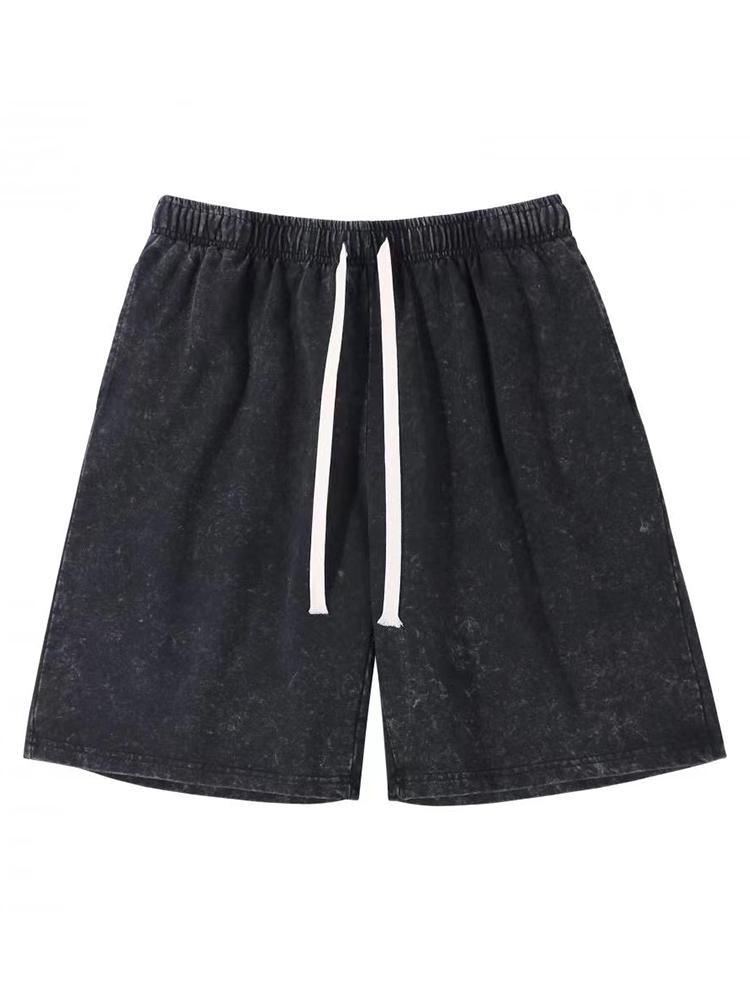 Sopula Men's Essential Vintage Washed 100% Cotton Shorts Product Image