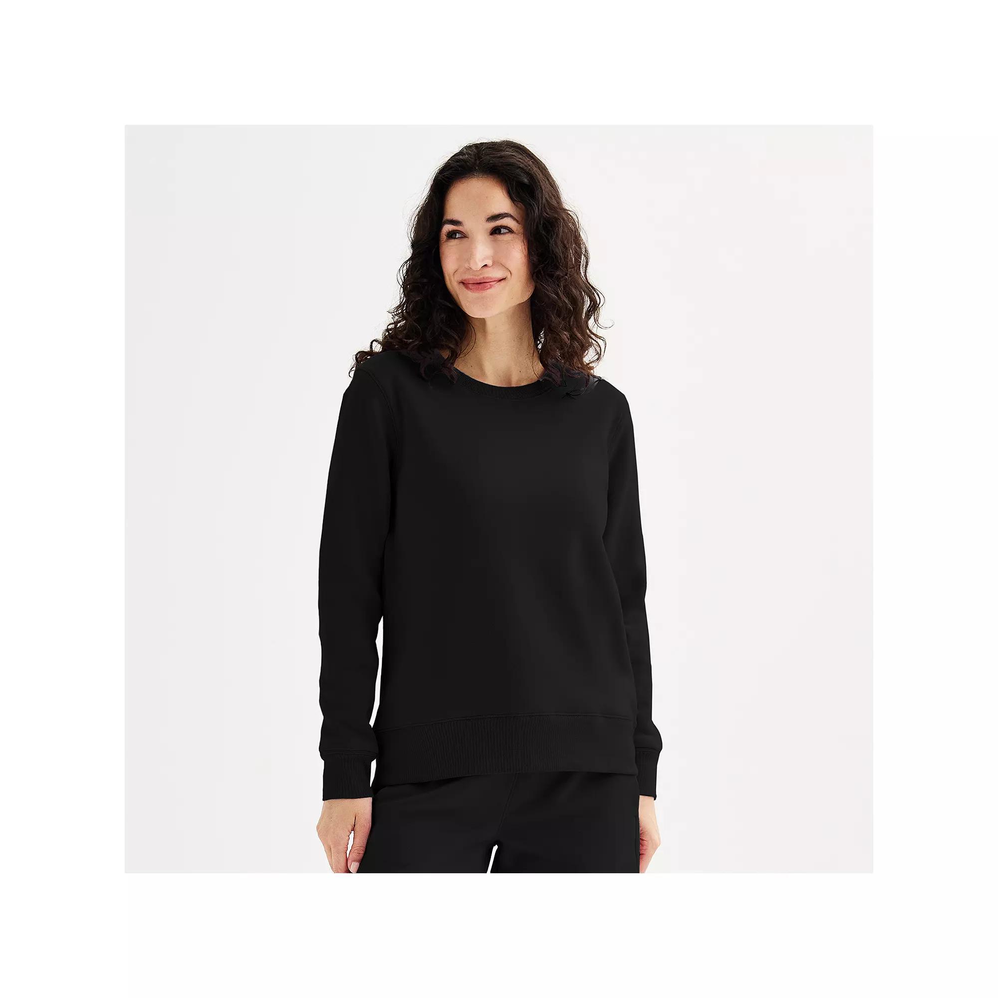 Women's Tek Gear® Ultrasoft Fleece Crewneck Sweatshirt,  Product Image