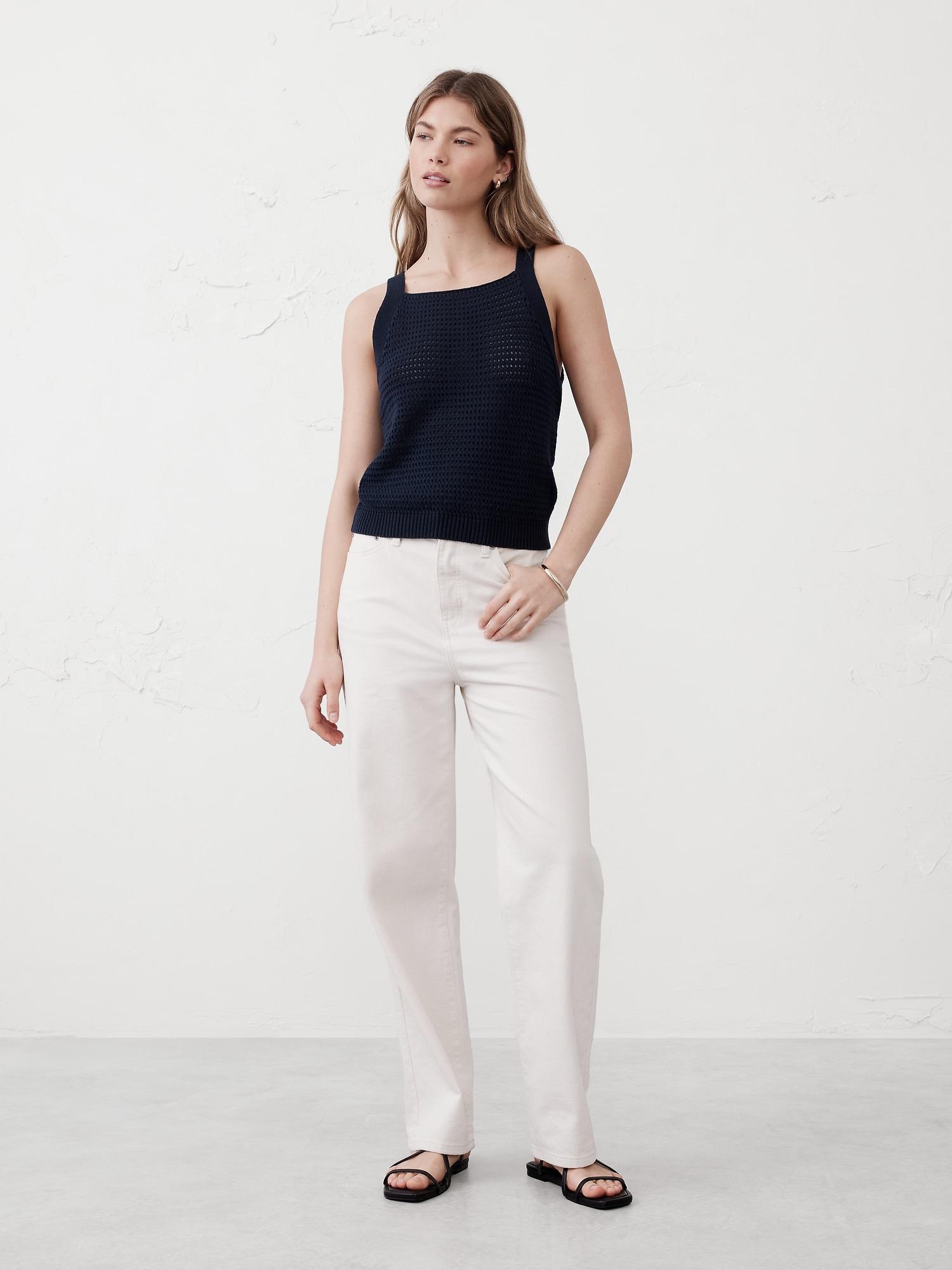 Open Stitch Sweater Tank Product Image