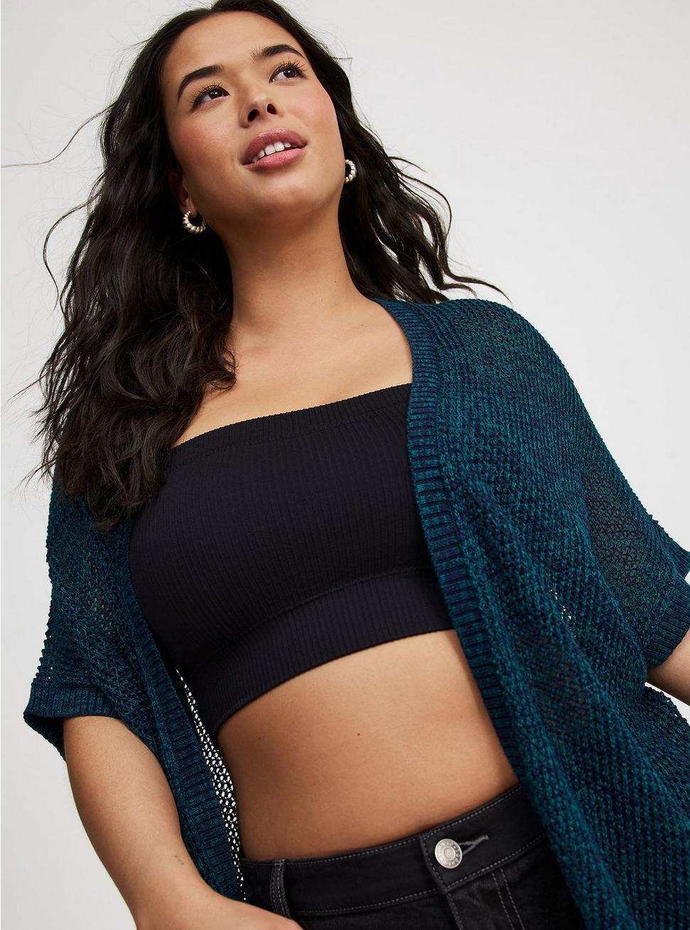 Open Knit Cocoon Cardigan Product Image