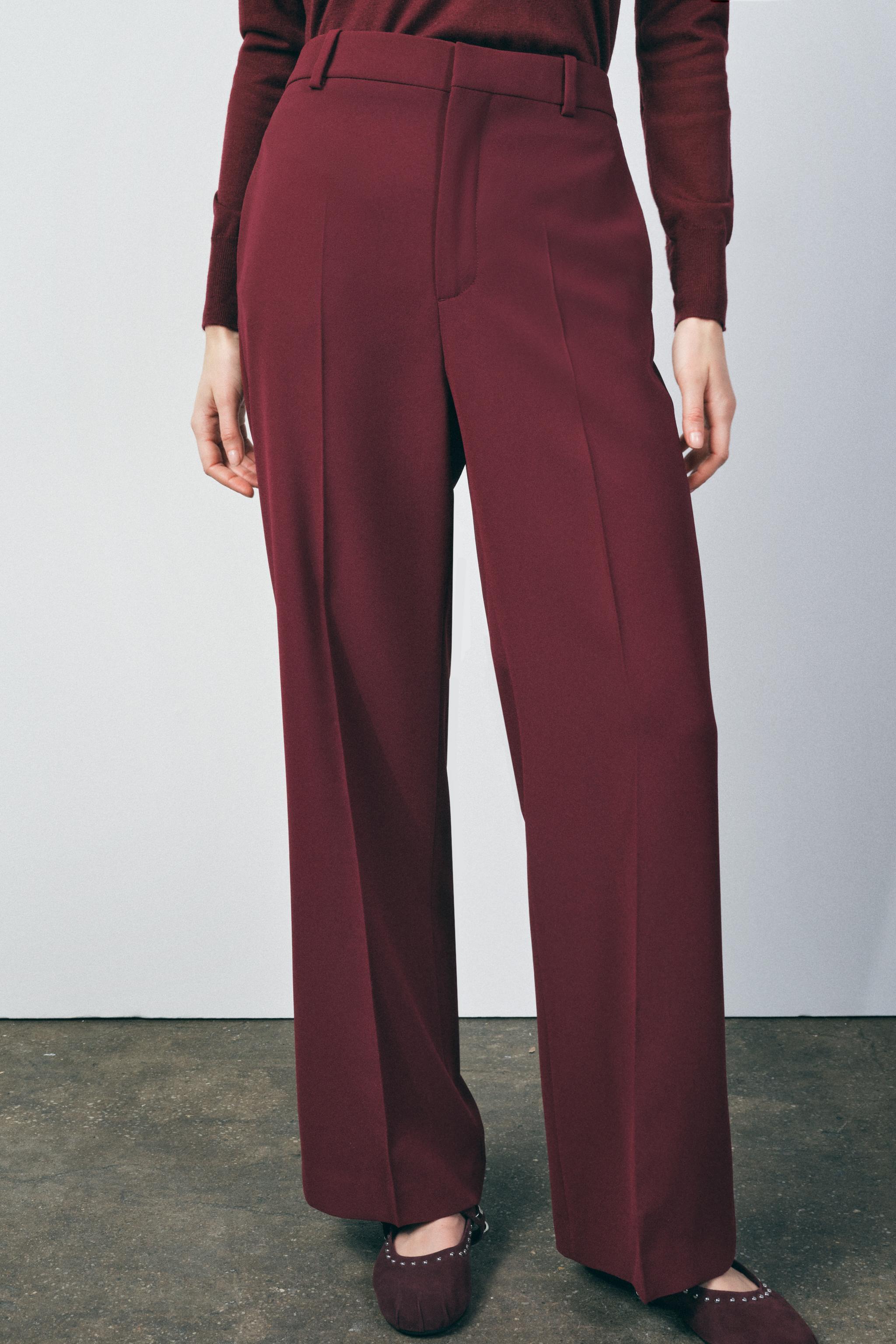 PANTS WITH A HIGH WAIST ZW COLLECTION Product Image