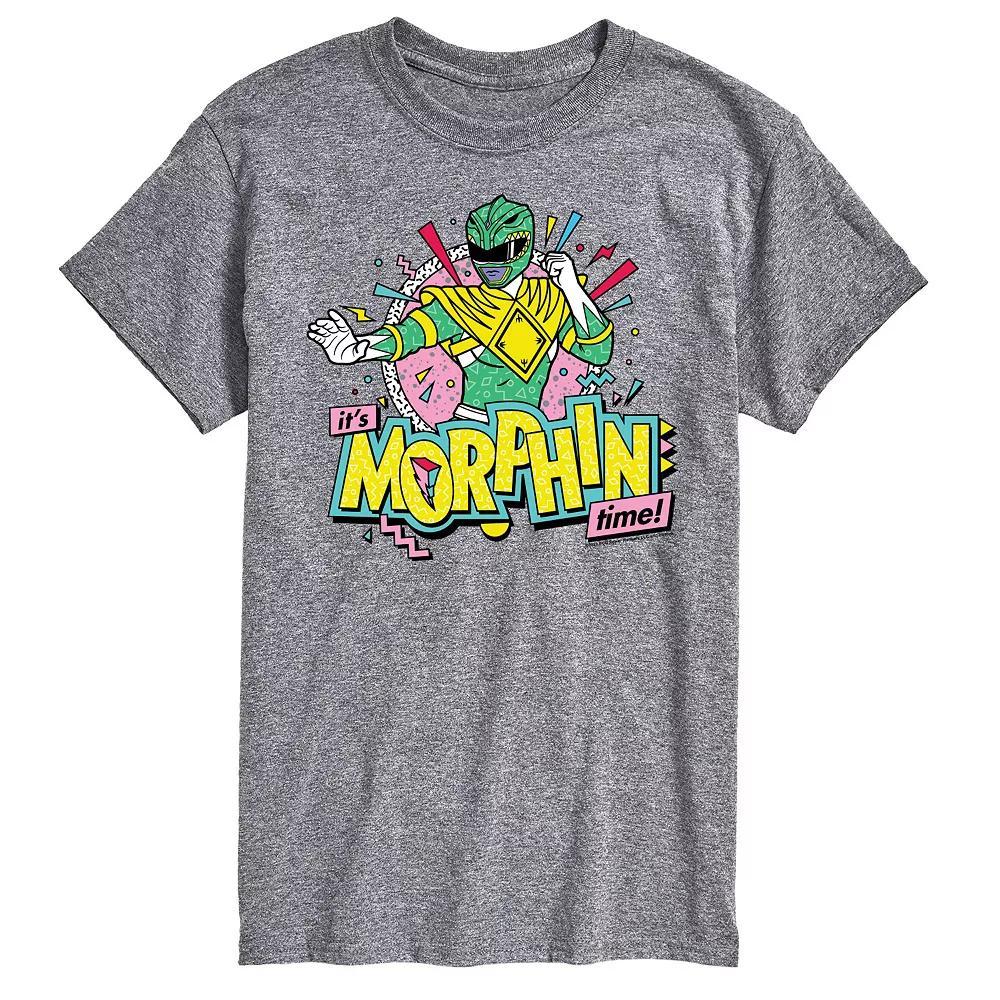 Men's Power Rangers Morphin Time Green Graphic Tee,  Product Image
