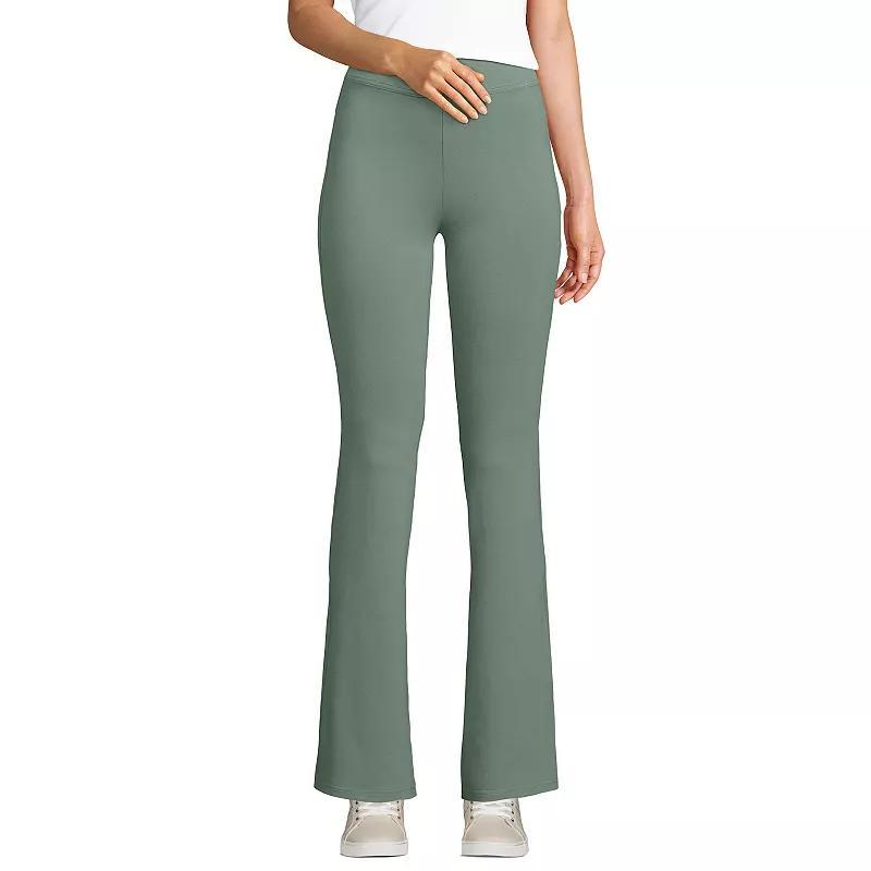 Womens Lands End Starfish High Rise Flare Yoga Pants Product Image