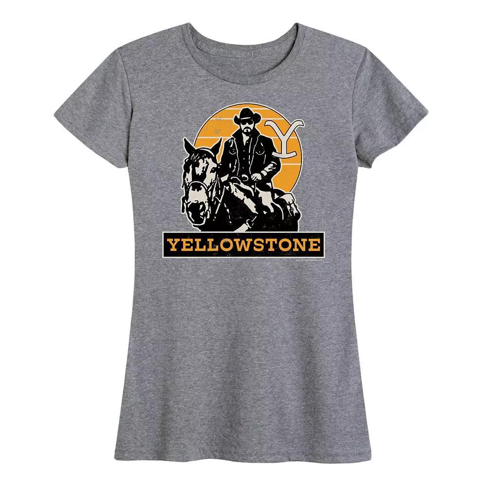 Women's Yellowstone Rip Riding Horseback Graphic Tee, Girl's,  Product Image