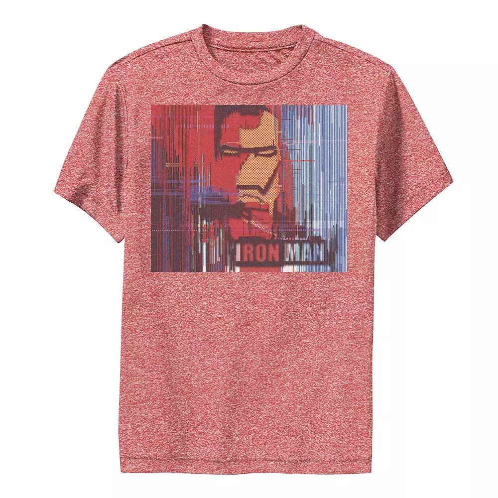 Boys 8-20 Marvel Iron Man Glitched Poster Performance Graphic Tee, Boy's,  Product Image
