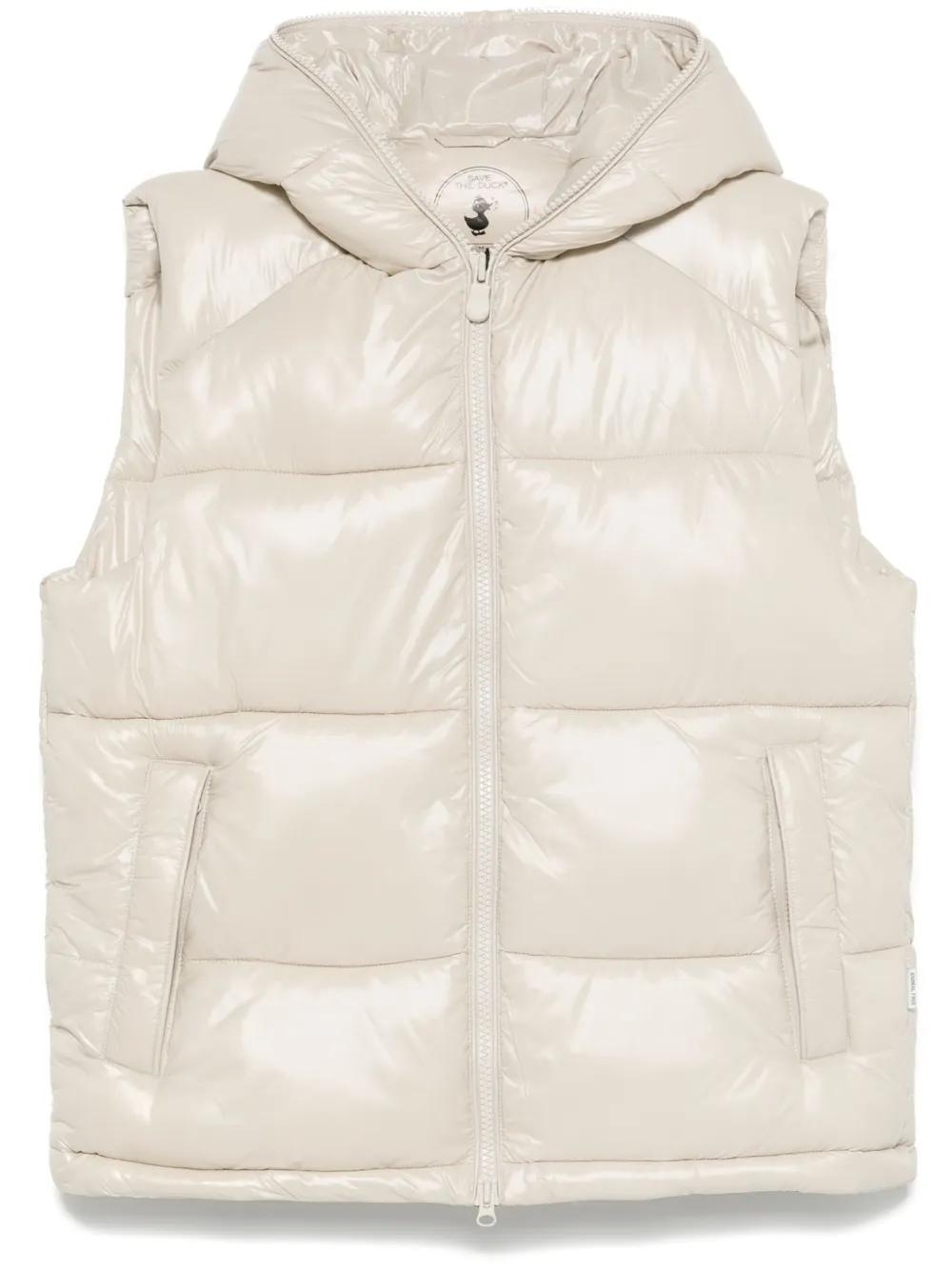 SAVE THE DUCK Dexter Gilet In Neutrals Product Image