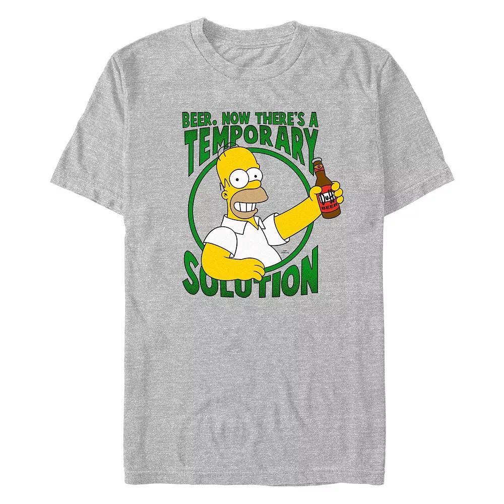 Men's The Simpsons Temporary Solution Graphic Tee,  Product Image