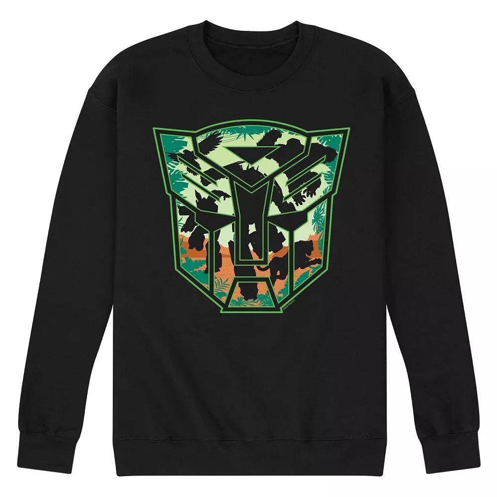 Men's Transformers Autobot Jungle Logo Fleece Sweatshirt,  Product Image