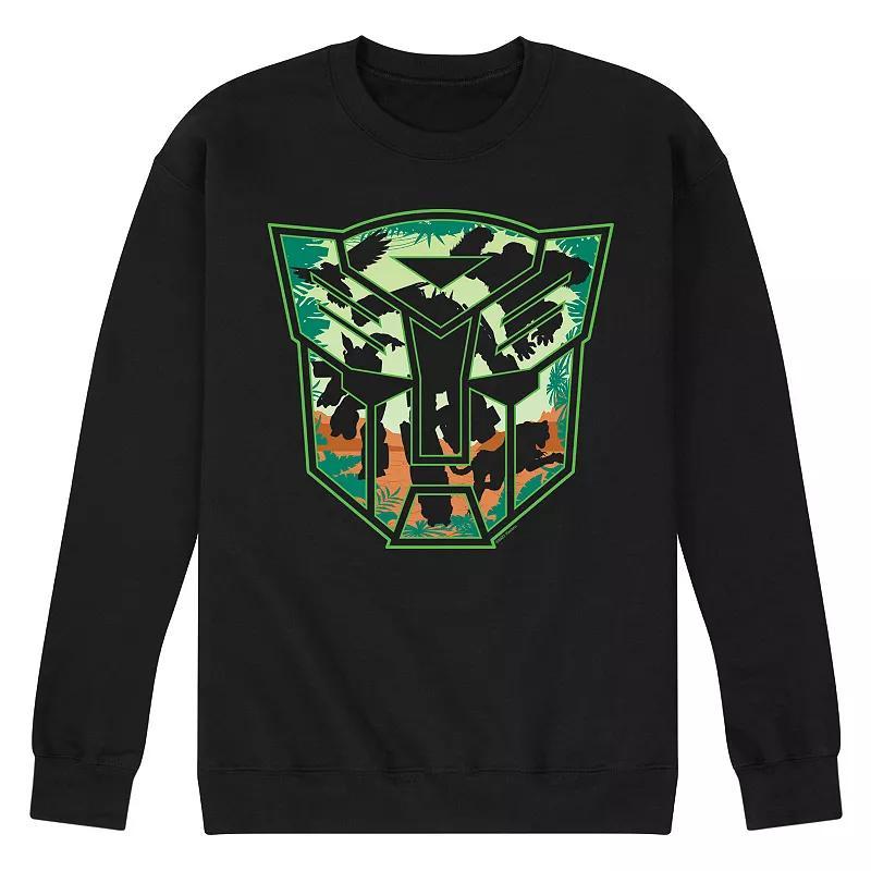 Men's Transformers Autobot Jungle Logo Fleece Sweatshirt,  Product Image